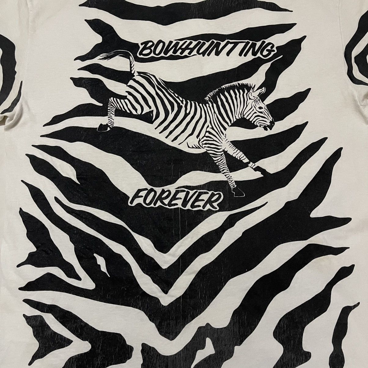 Band Tees × Vintage Ted Nugent bowhunting forever zebra 90s Size US XL / EU 56 / 4 - 5 Thumbnail