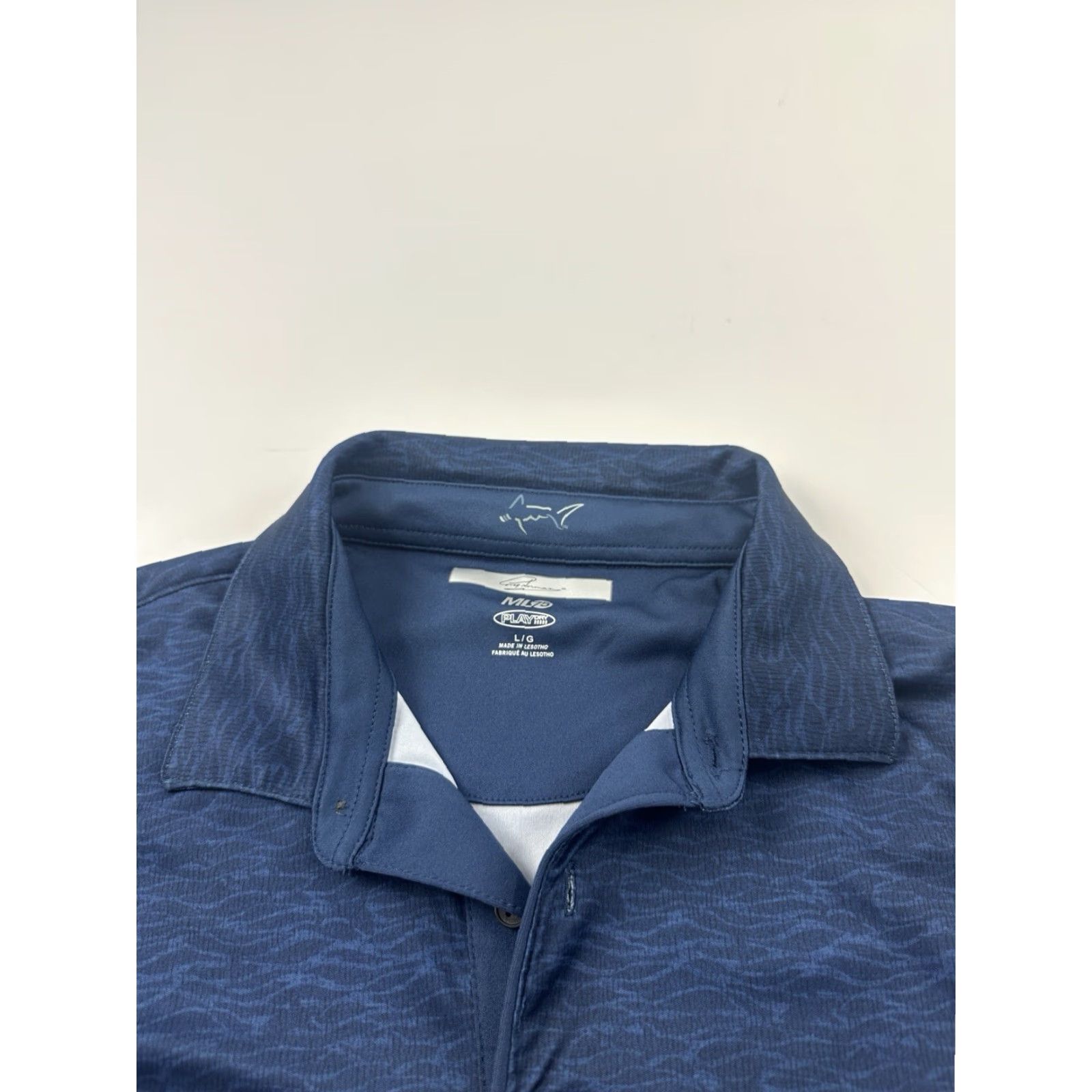 Vintage Greg Norman Shirt Mens Large Blue Short Sleeve Polo Play Dry Golf ML75 Size US L / EU 52-54 / 3 - 4 Thumbnail