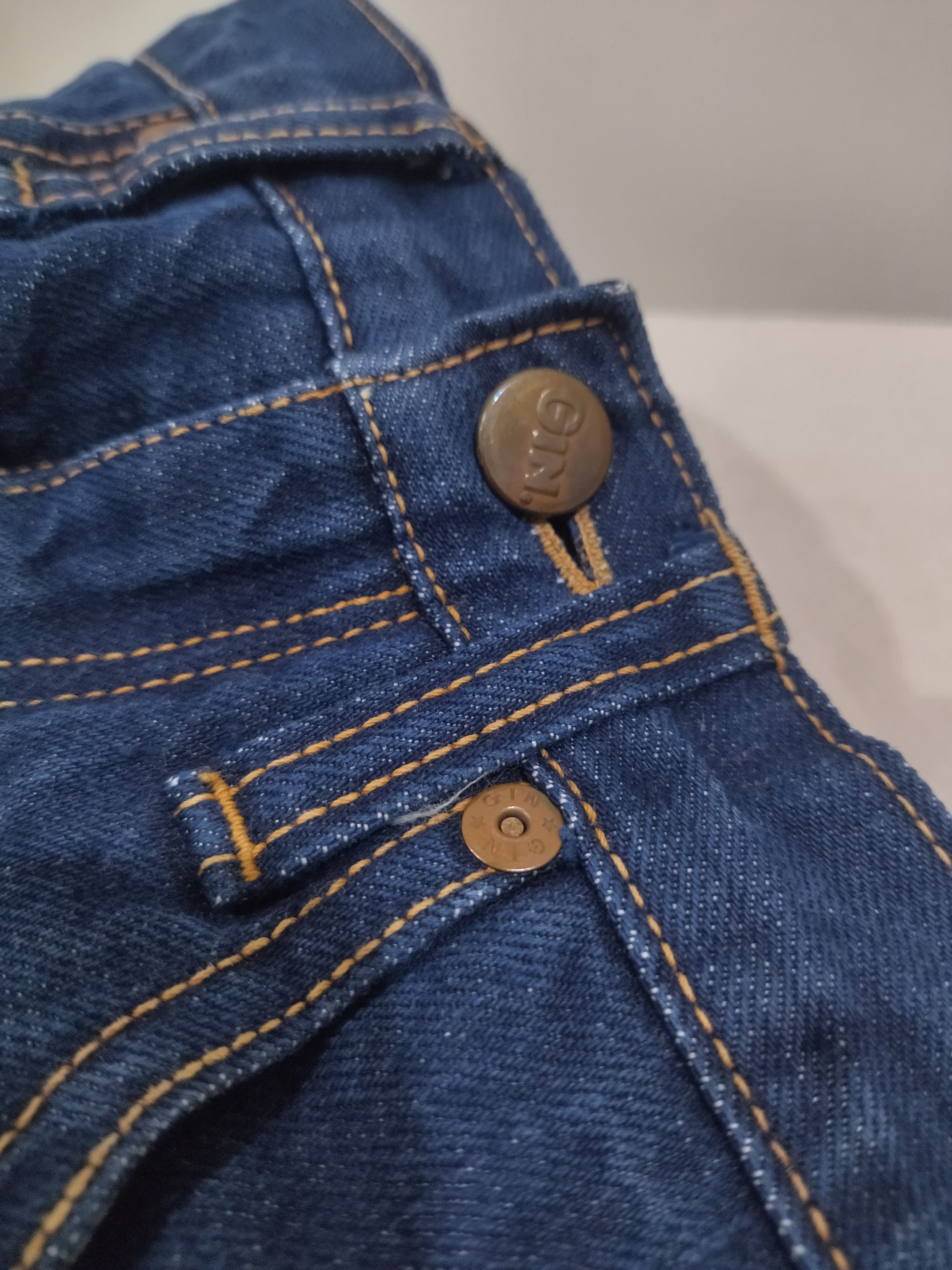 Indigo × Vintage Vintage jeans Denim GIN made in USA 70s Selvedge Size US 26 / EU 42 - 14 Thumbnail