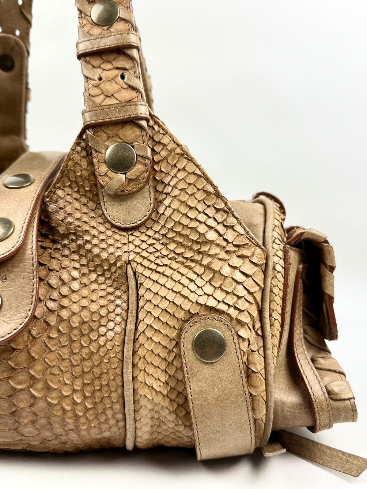 Chloe Chloe - Phoebe Philo - 04 - Brown - Python Skin - Silverado Size ONE SIZE - 9 Thumbnail