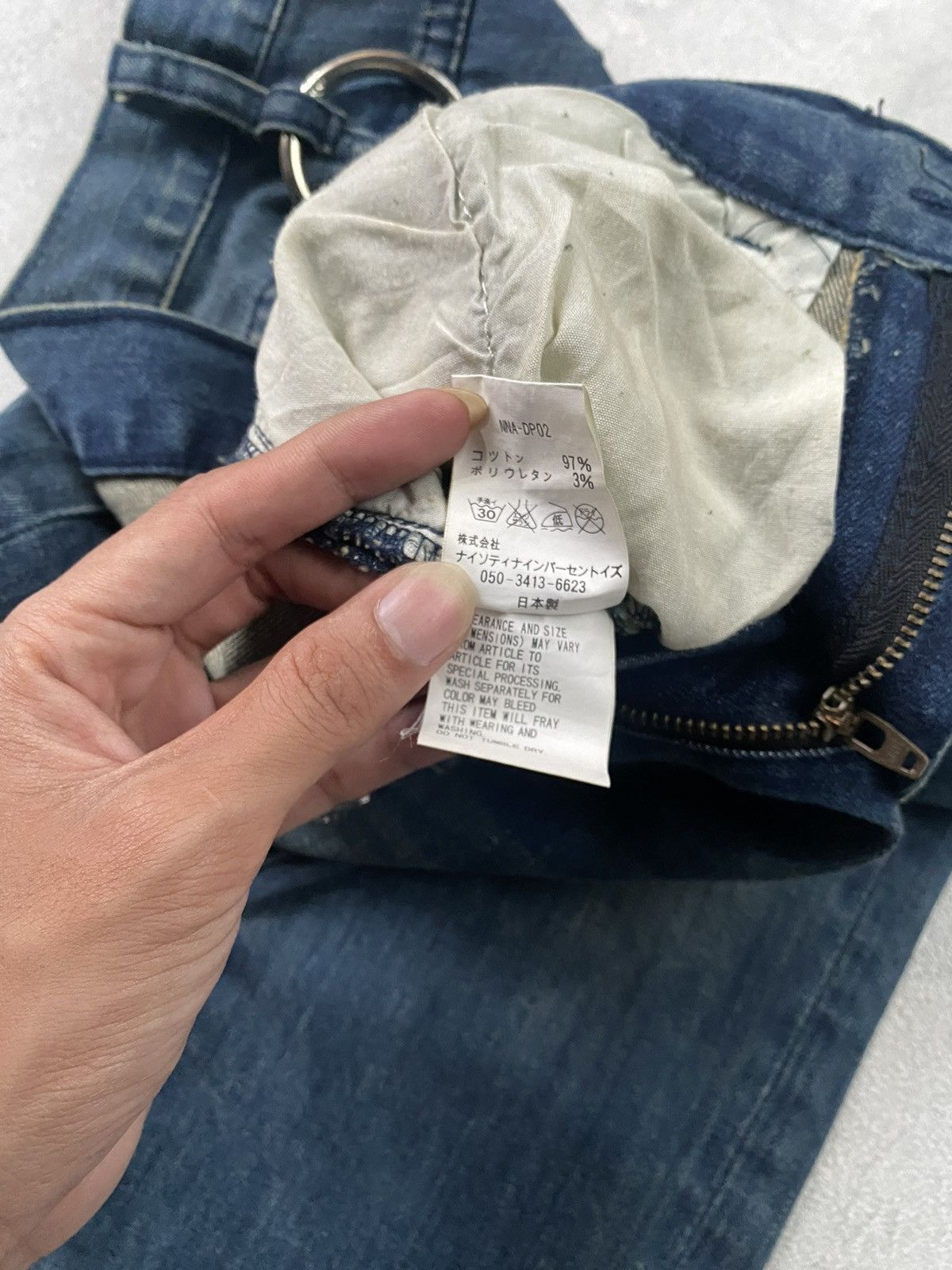 99%IS- 99%is sid vicious denim pants Size US 32 / EU 48 - 11 Thumbnail