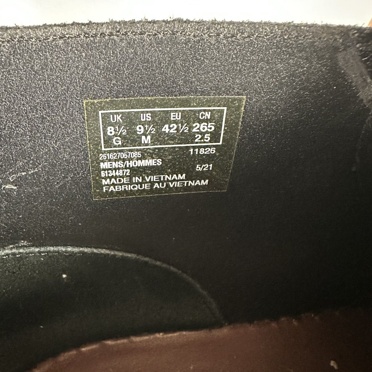 Clarks CLARKS ORIGINALS Desert Boot Suede Leather Black Crepe 9.5 Size US 9.5 / EU 42-43 - 11 Thumbnail