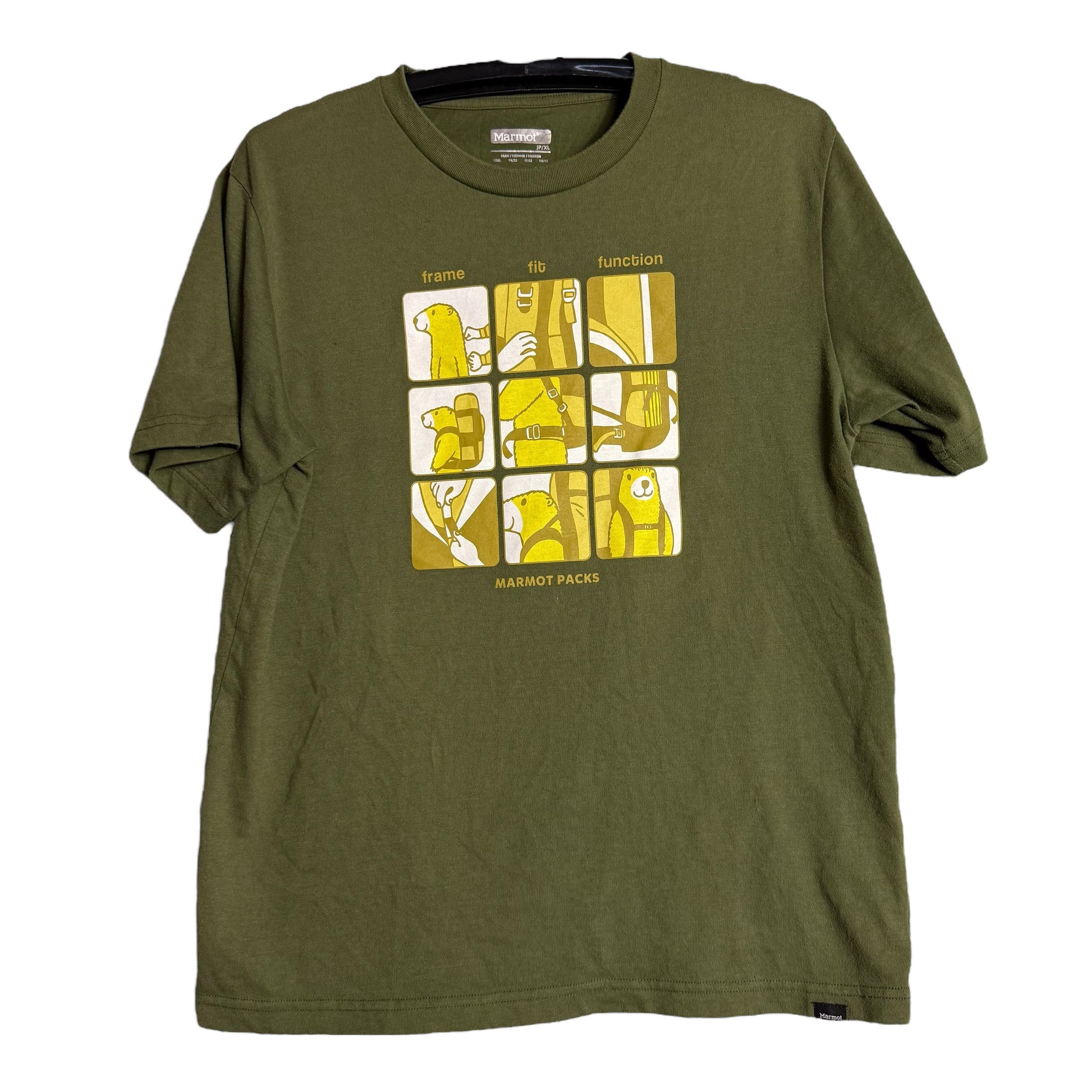 Marmot 🔥RARE🔥Marmot Hicking Pack Graphics T-shirt Size US XL / EU 56 / 4 - 1 Thumbnail