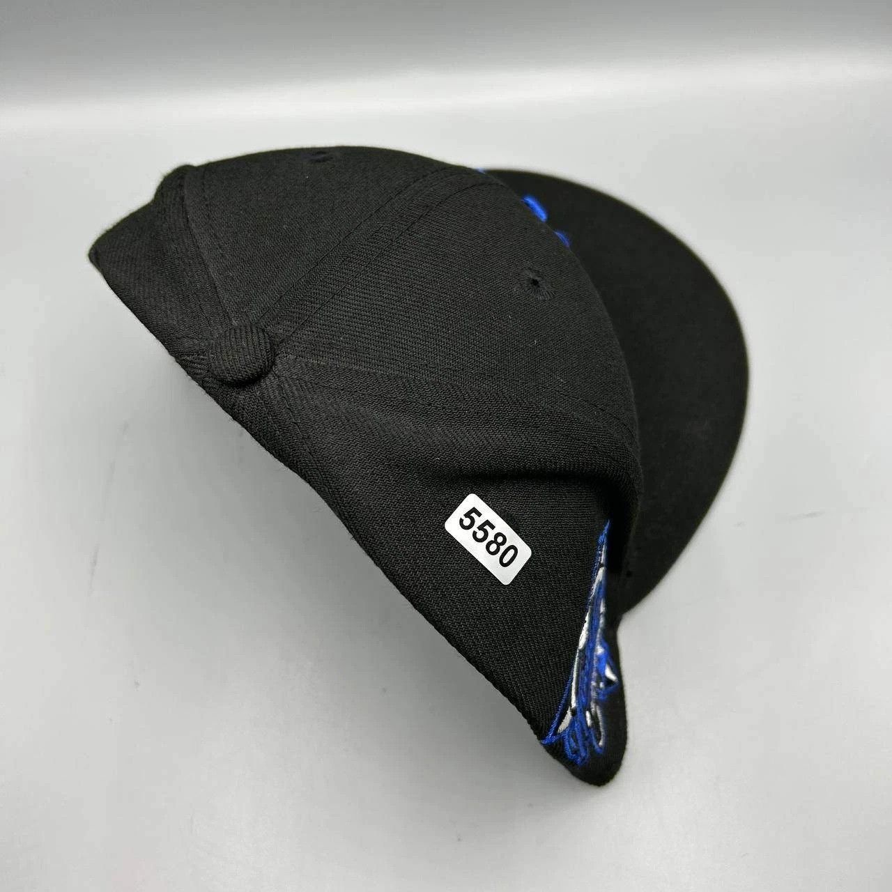 New Era New York Yankees Hat Men 7 3/8 Black Blue MLB Fitted Cap Size ONE SIZE - 9 Thumbnail