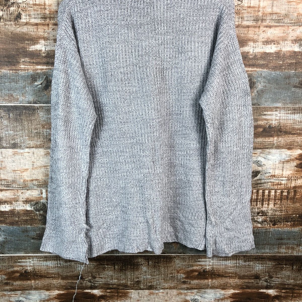 Homespun Knitwear × Japanese Brand Putietal Grey vintage Knitwear #A2231 Size US M / EU 48-50 / 2 - 14 Thumbnail