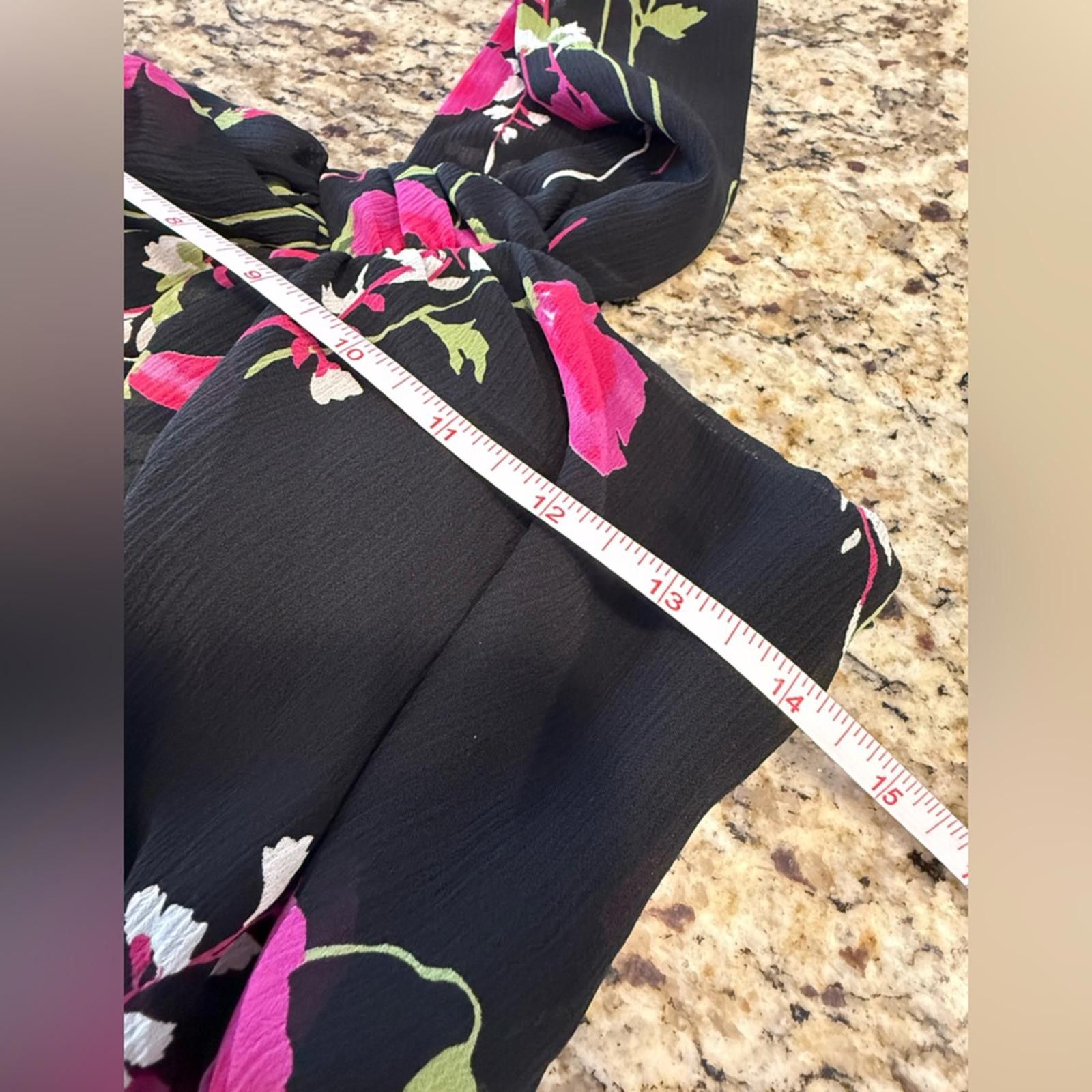 Other Delia’s floral one shoulder mini dress black pink green SZ 3 Size M / US 6-8 / IT 42-44 - 10 Thumbnail