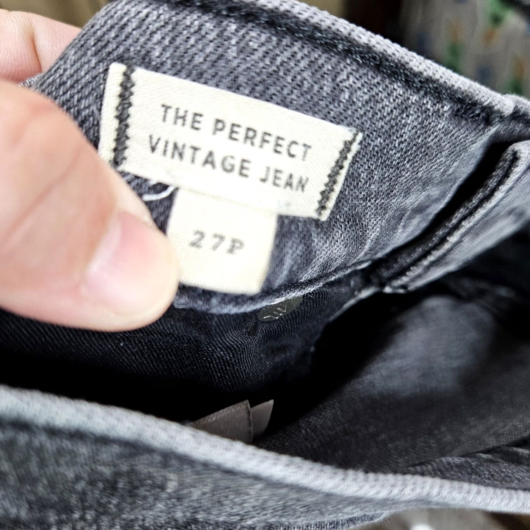 Madewell Madewell The Perfect Vintage Jean Women's Gray Casual Jeans Size 27P Size 27" / US 4 / IT 40 - 3 Thumbnail