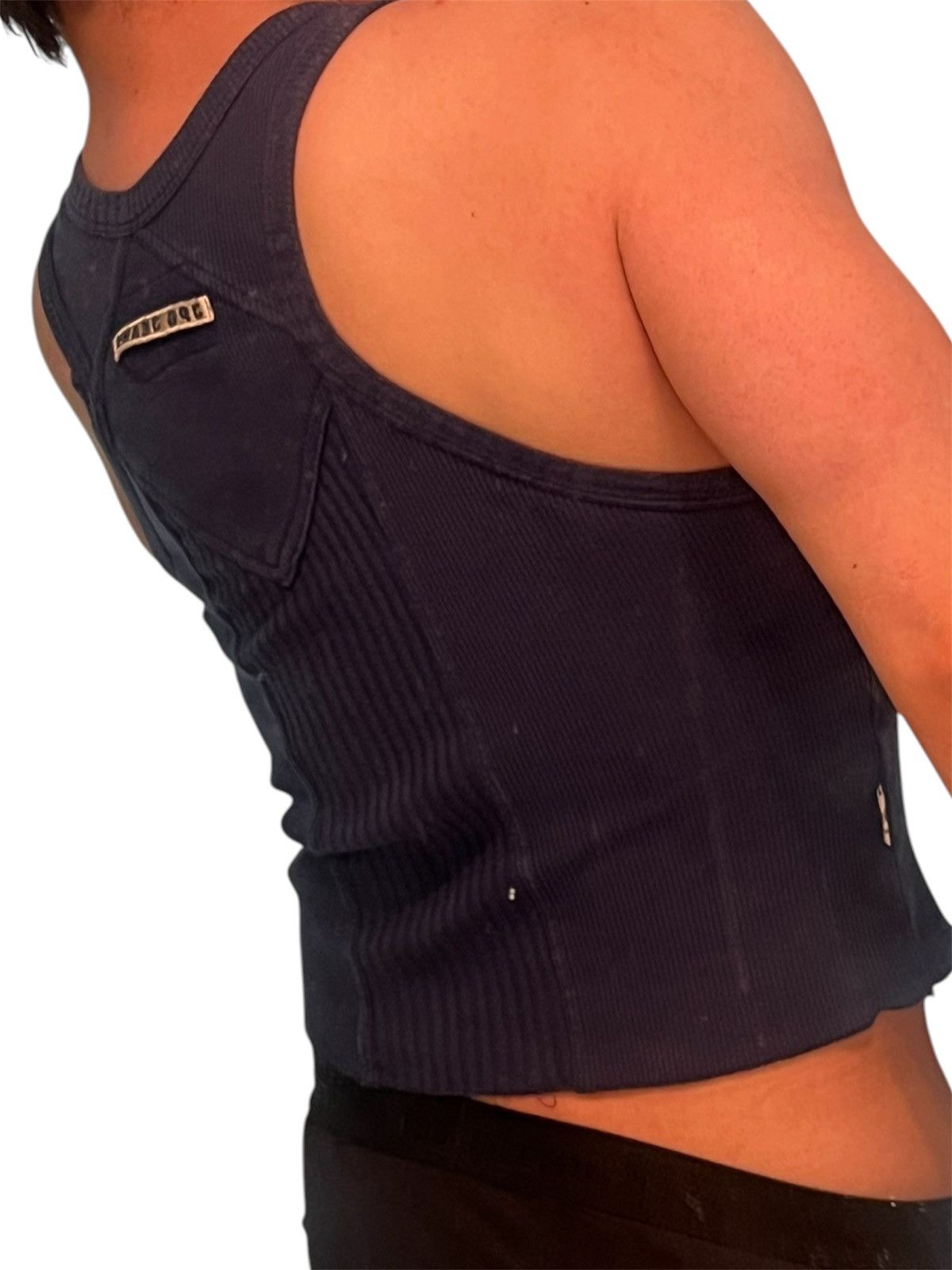 Jean Paul Gaultier Faded blue sexy mens unisex gaultier metal hardware muscle Size US S / EU 44-46 / 1 - 5 Thumbnail