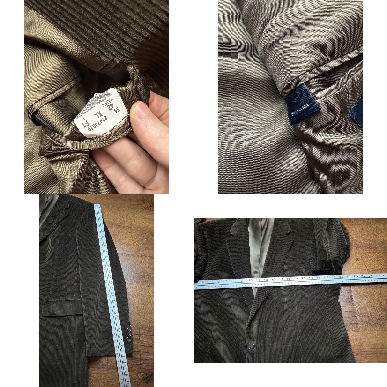Brooks Brothers Brooks Brothers 1818 Sport Coat Corduroy Blazer Brown Men’s Size 42L Jacket Single-Breasted Polo? Size 42R - 8 Thumbnail