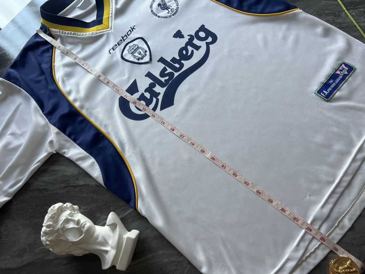 Vintage Liverpool : Reebok Soccer Away 2001 - 2003 Size US L / EU 52-54 / 3 - 15 Thumbnail