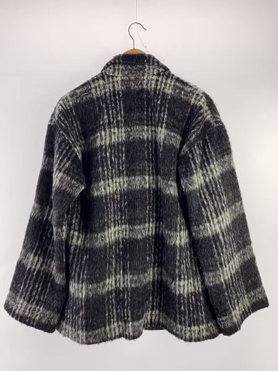 Jean Paul Gaultier Fluffy Plaid Coat Jacket Size L / US 10 / IT 46 - 2 Thumbnail