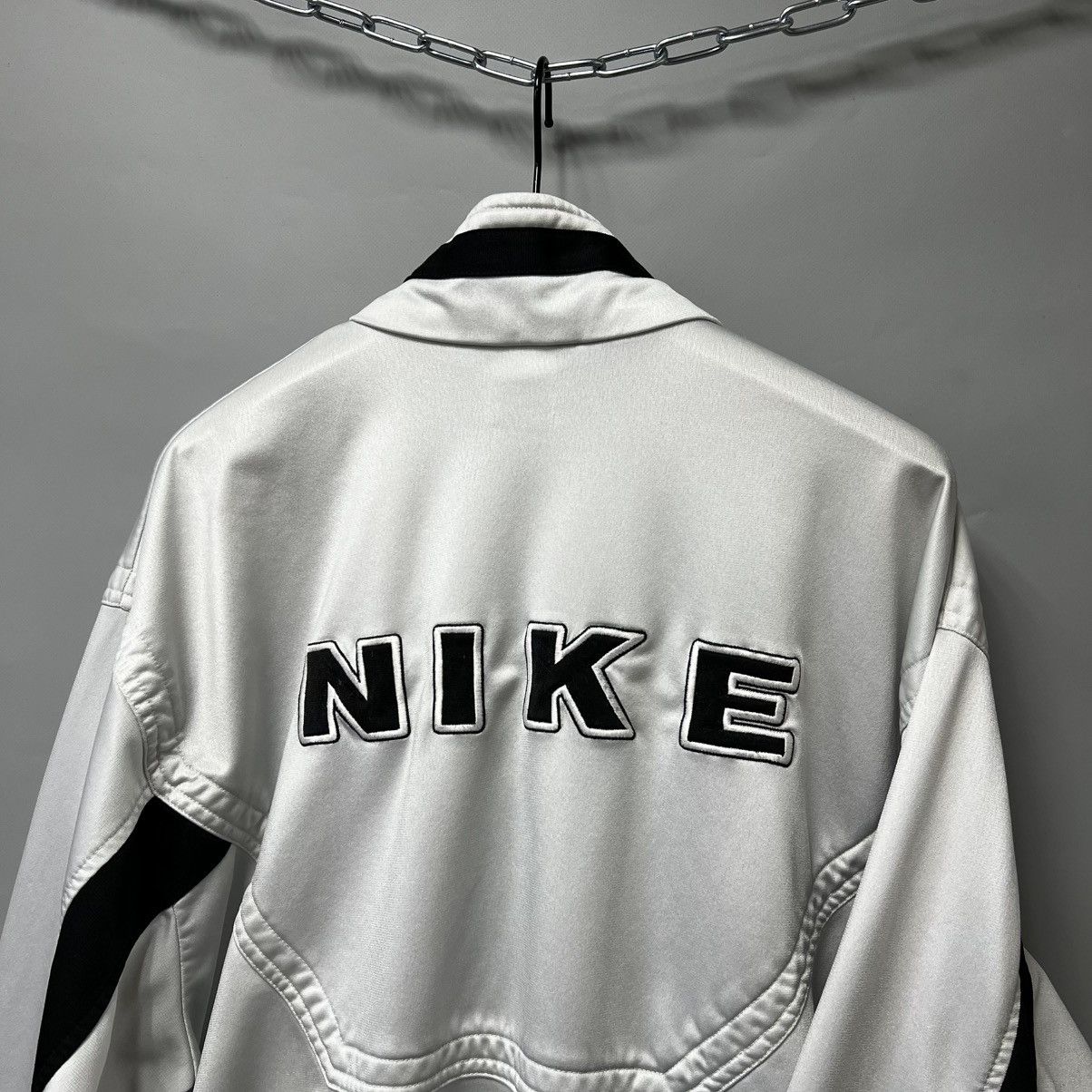 Nike × Vintage Vintage Nike Y2K Track Top Jacket Big Logo Swoosh Size US L / EU 52-54 / 3 - 4 Thumbnail