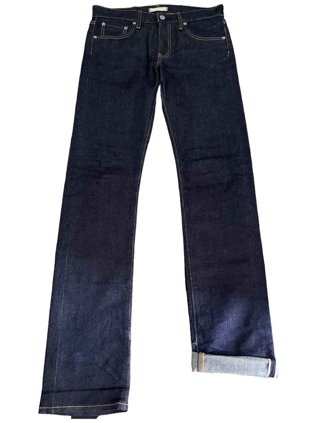 image of Jun Takahashi x Uniqlo Salvage Uniqlo Straight Cut Jeans in Black, Men's (Size 32)