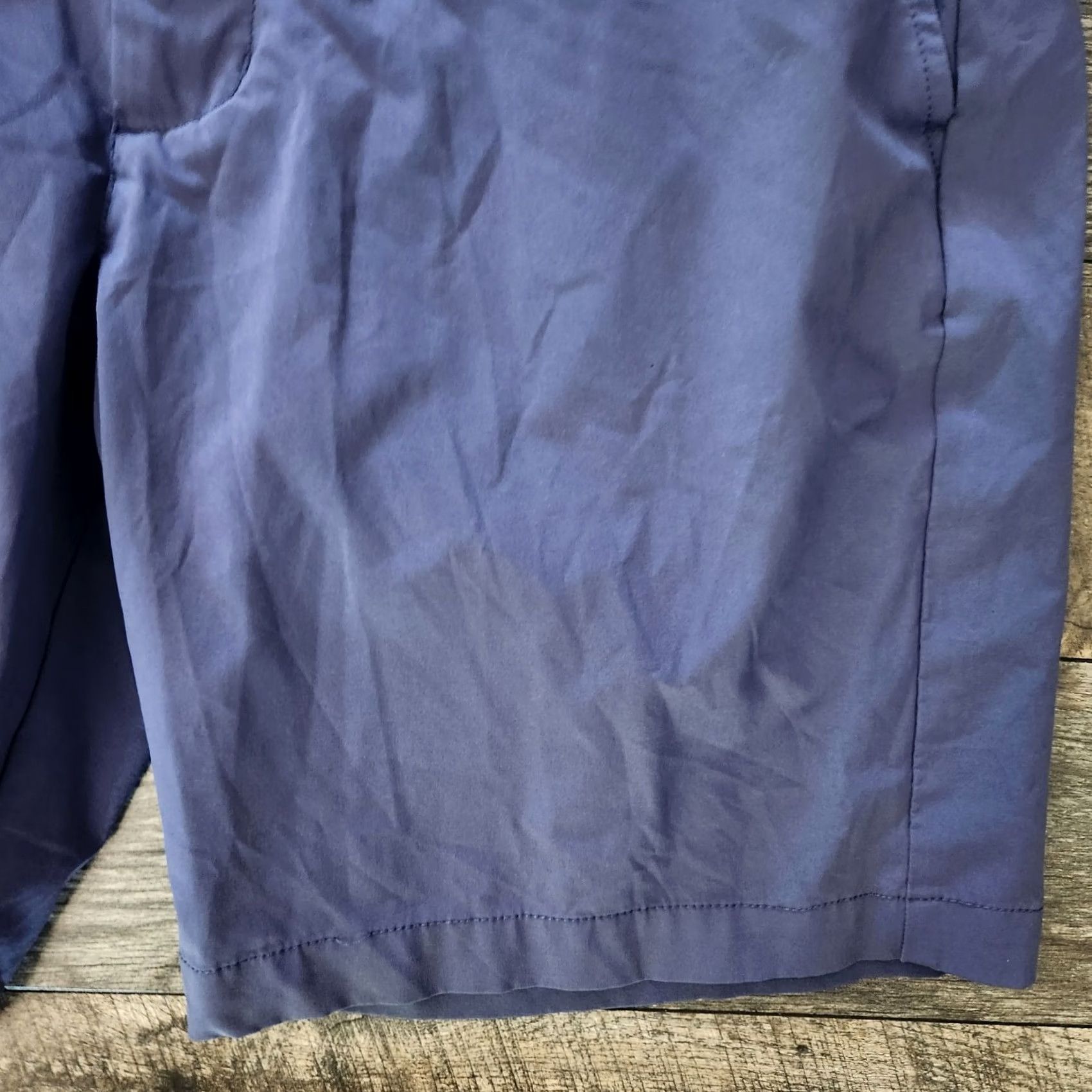 Vineyard Vines Vineyard Vines Breaker Shorts Mens 35 9" Blue Performance Golf Outdoors Chino Pockets Slash Pocket Regular Rise Mid 9 in Vintage No Dept Men Size US 35 - 2 Thumbnail