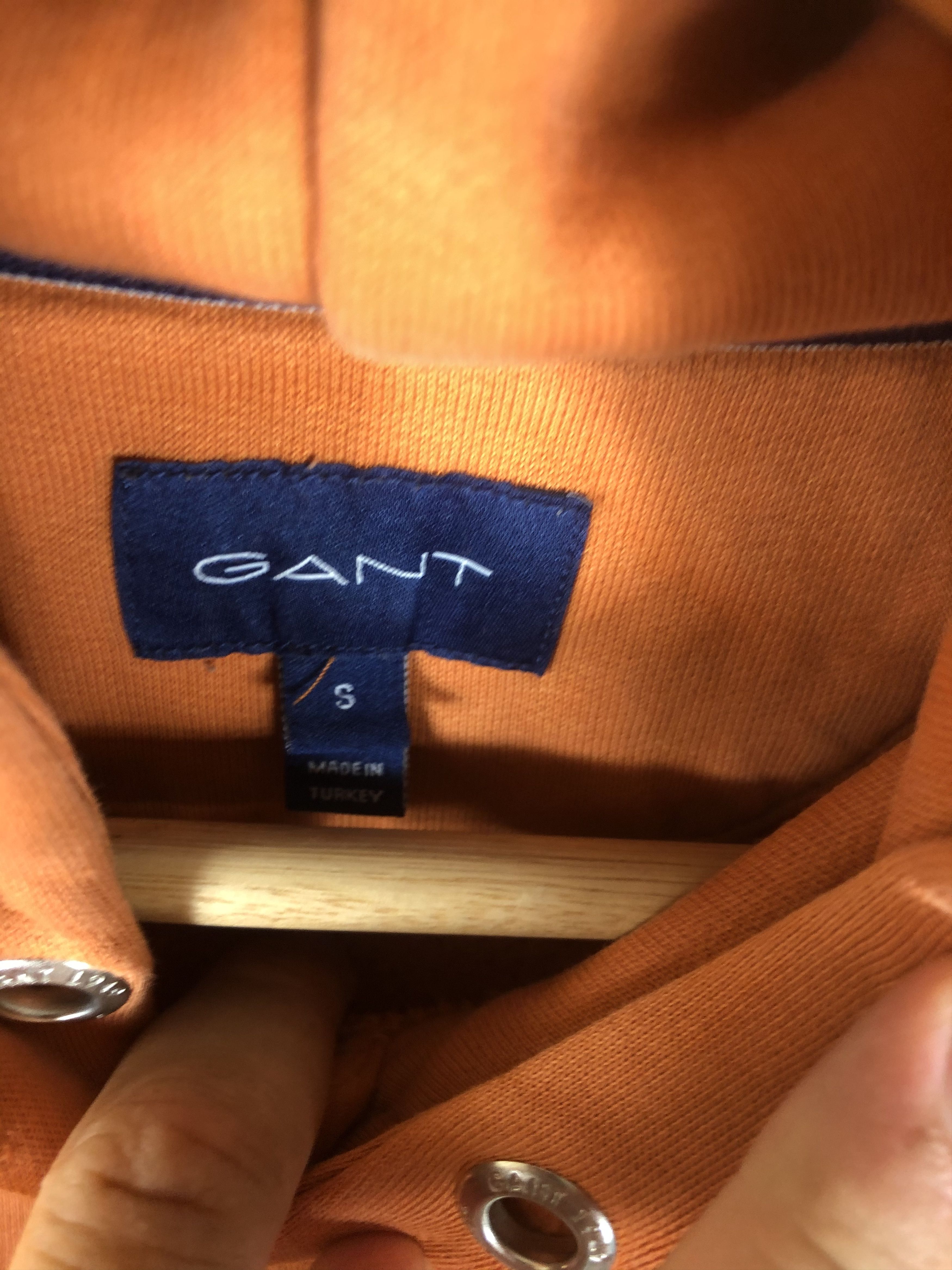 Gant Vintage Gant Big Embroidered Logo Hoodie Size US S / EU 44-46 / 1 - 5 Thumbnail
