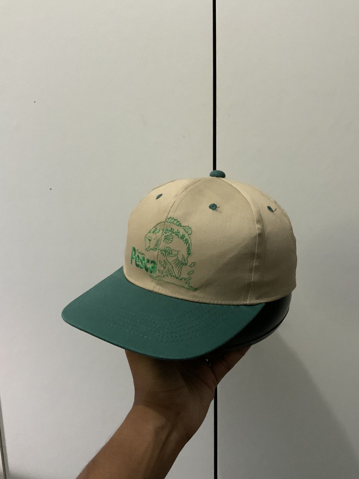 Vintage Pesca Embroidery Hat Size ONE SIZE - 1 Thumbnail