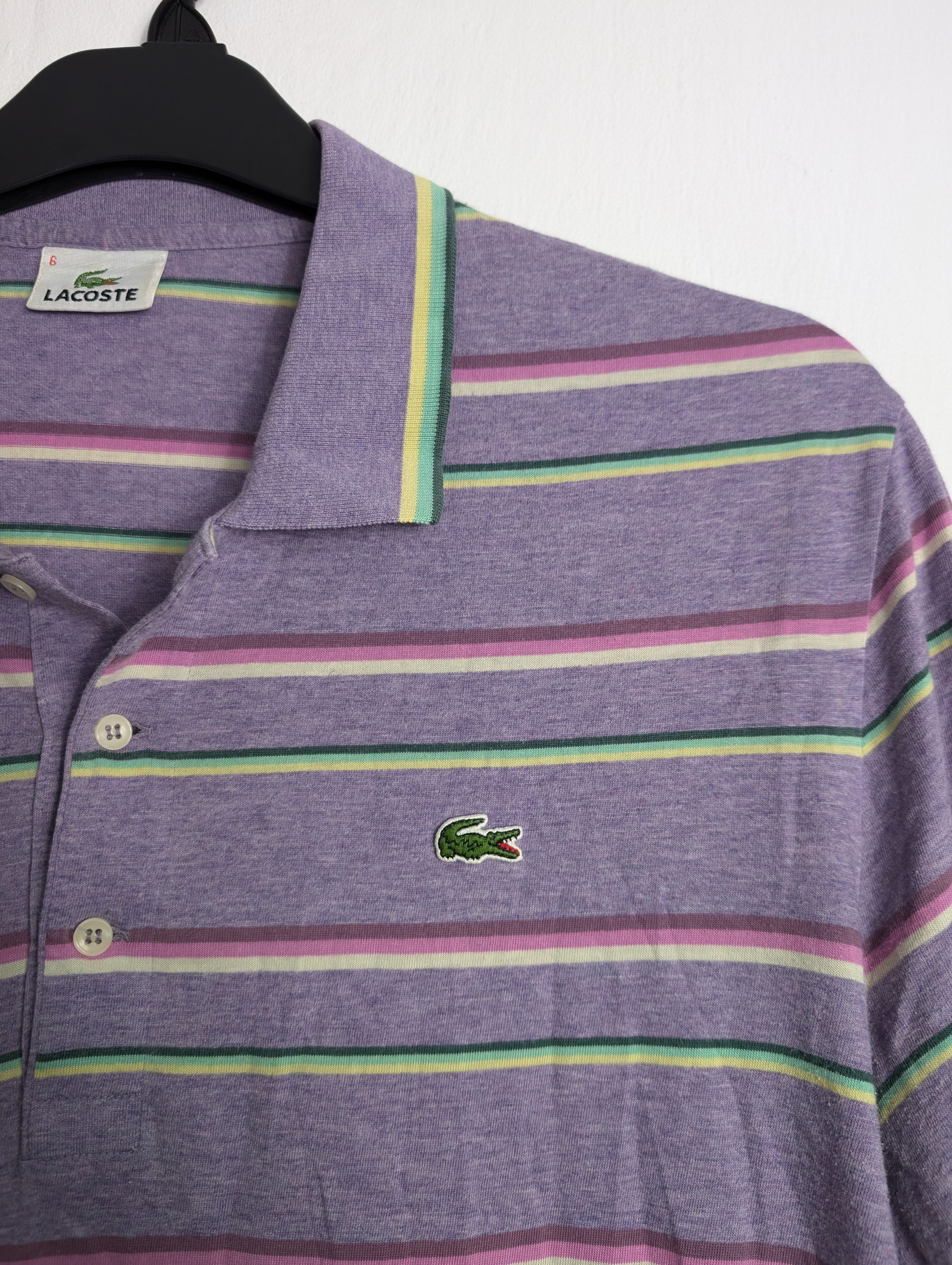 Lacoste Vintage 90s Lacoste Polo Shirt Small Logo Minimalist Preppy Size US XL / EU 56 / 4 - 3 Thumbnail