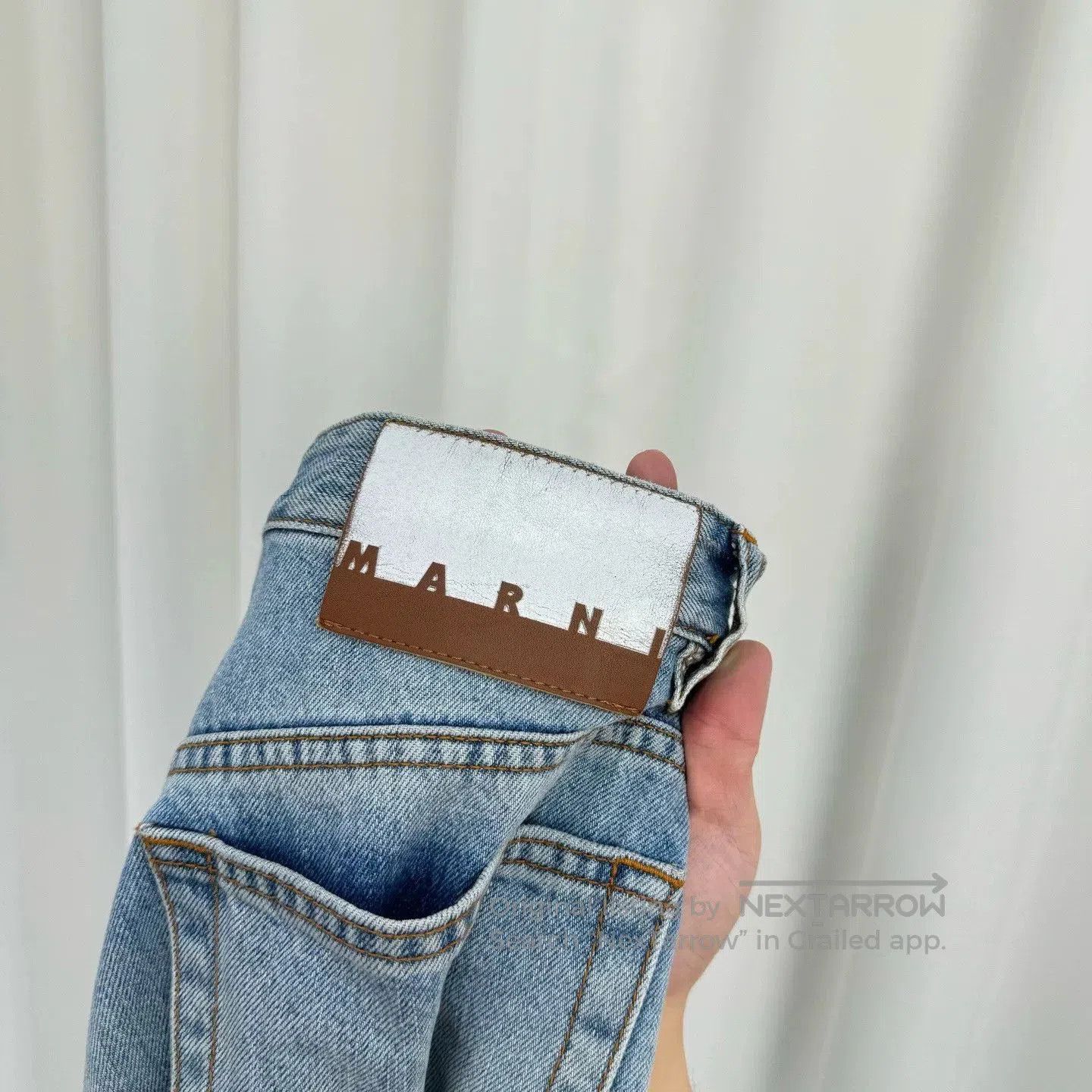 Marni Marni Ice Blue Patchwork Washed Jeans. Size US 32 / EU 48 - 6 Thumbnail