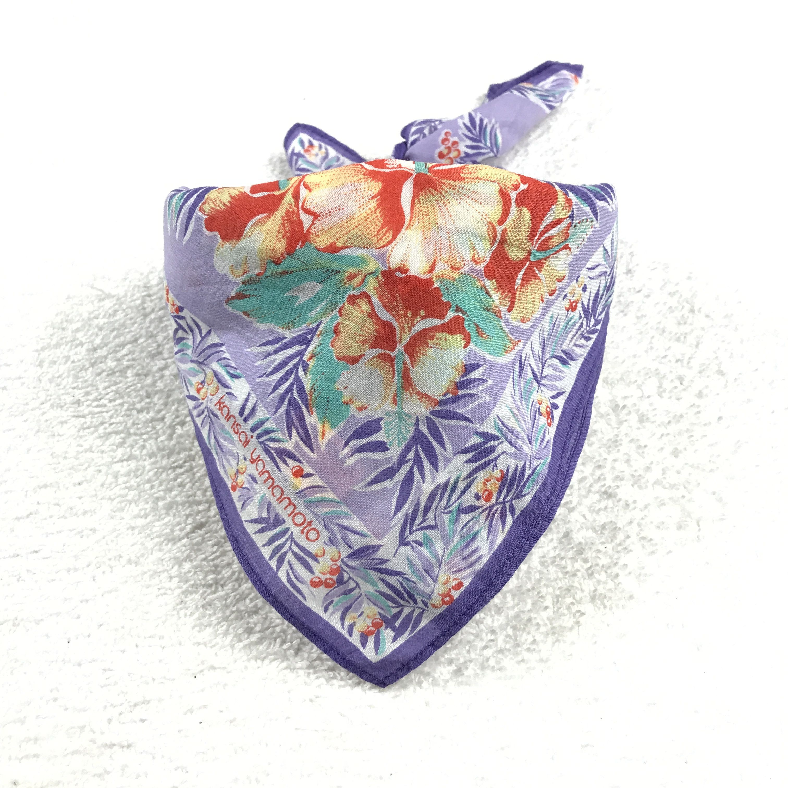 Japanese Brand × Kansai Yamamoto × Vintage Vintage Kansai Yamamoto Bandana Neckerchief Handkerchief Size ONE SIZE - 4 Thumbnail
