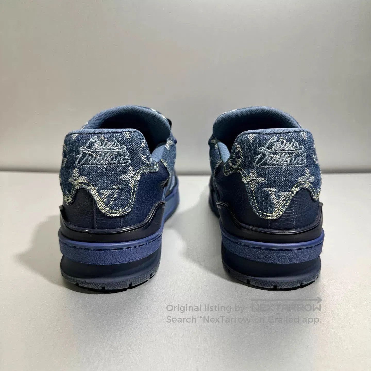 Louis Vuitton Blue Low. Size US 8.5 / EU 41-42 - 5 Thumbnail