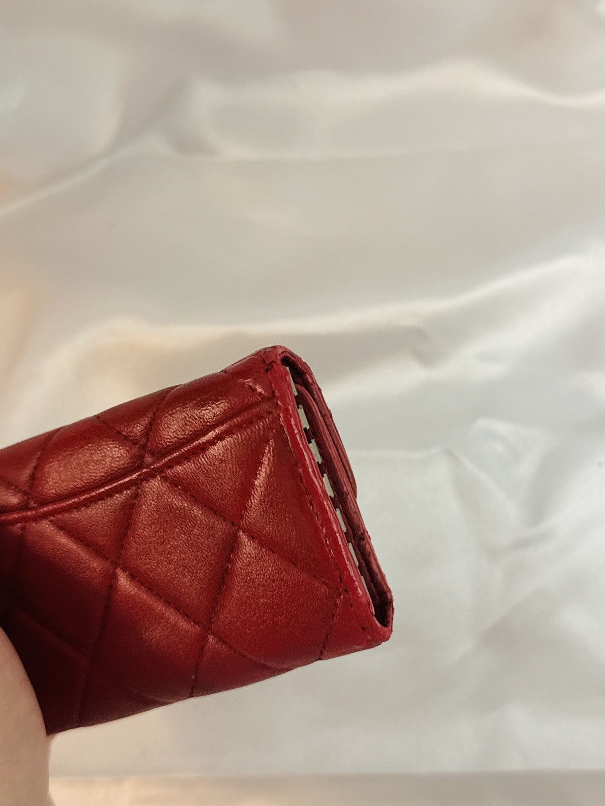 Chanel Caviar Quilted Classic Key Holder Wallet Red Size ONE SIZE - 17 Thumbnail
