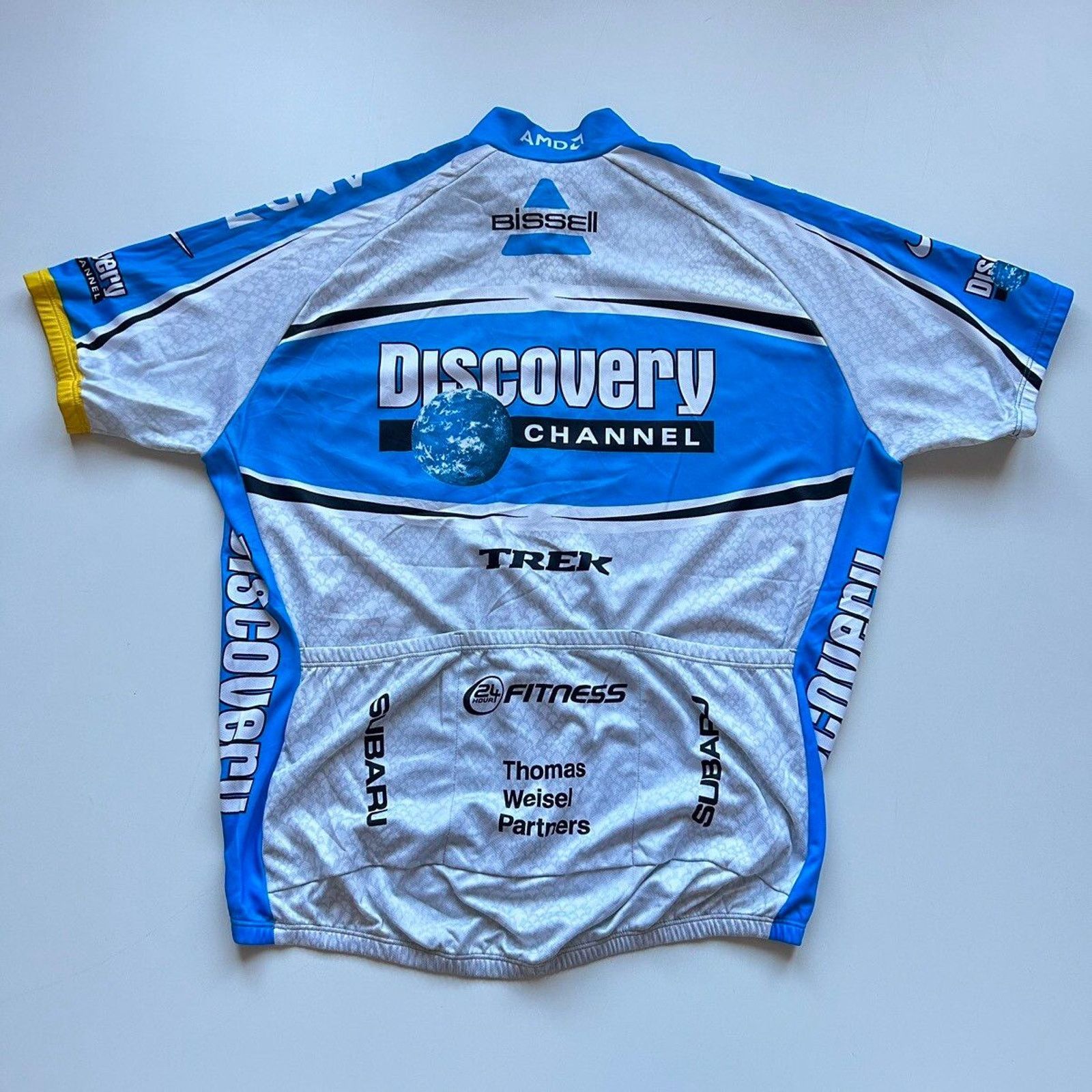 Nike Vintage Y2K Nike Discovery Channel Cycling Jersey XXL Rare Size US XXL / EU 58 / 5 - 3 Thumbnail