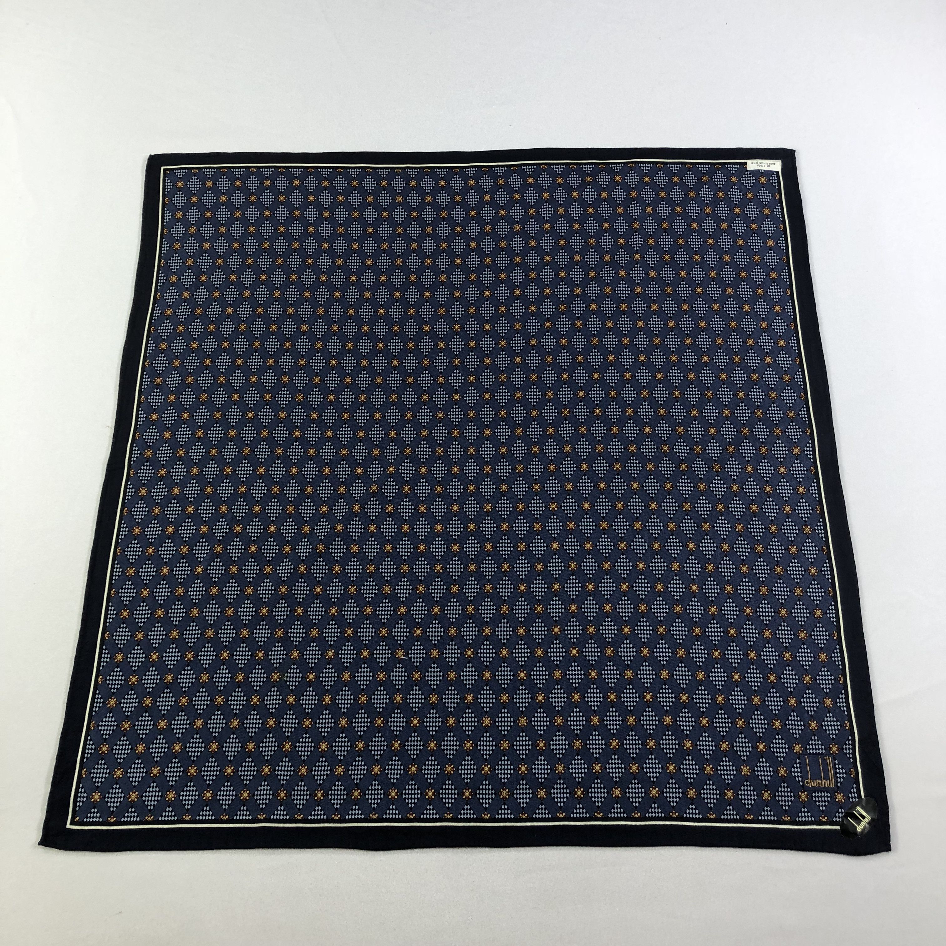 Alfred Dunhill Dunhill Handkerchief Neckerchief Bandana H1477 Size ONE SIZE - 2 Thumbnail