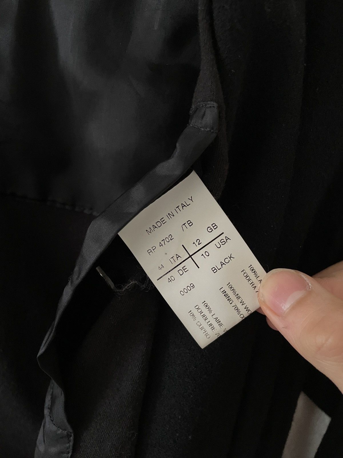 Rick Owens Rick Owens Olmar& Mirta Blazer Size 44S - 5 Thumbnail