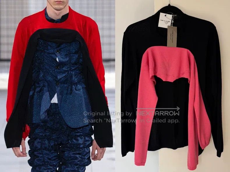 Comme des Garcons Comme Des Garcons Black wool cardigan Size US S / EU 44-46 / 1 - 1 Thumbnail