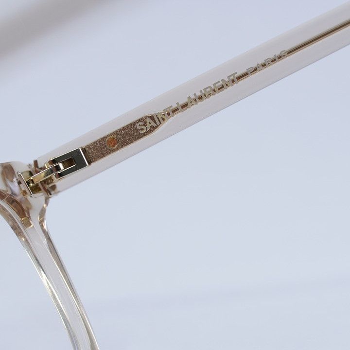 Saint Laurent Paris Saint Laurent SLM110 007 Eyeglasses Transparent Nude 53mm Size ONE SIZE - 6 Thumbnail
