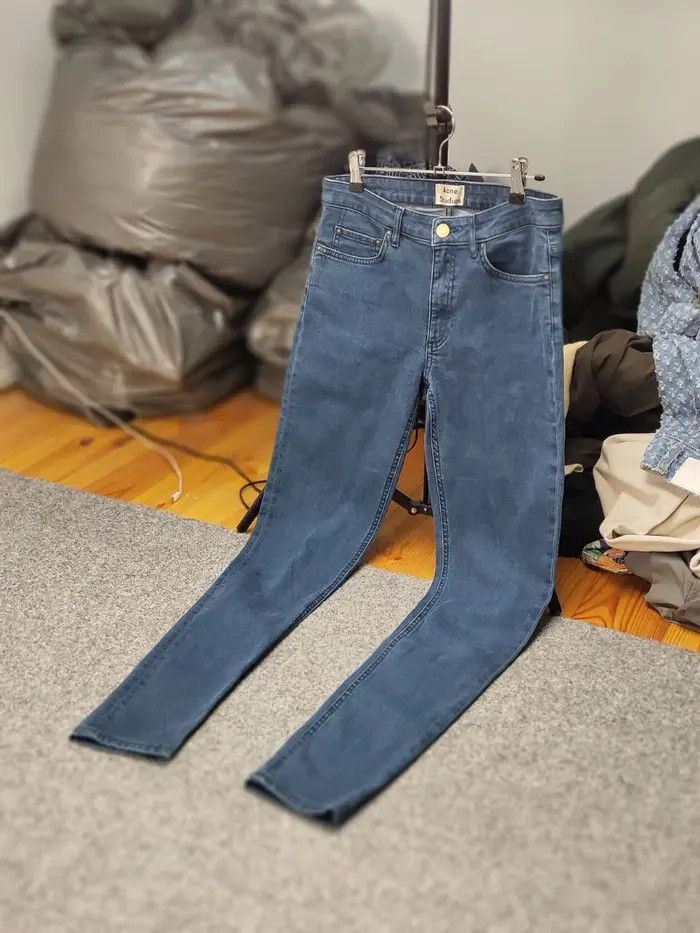 Acne Studios Acne Studios Skin 5 Emerald Premium blue Denim Jeans Size US 29 - 9 Thumbnail