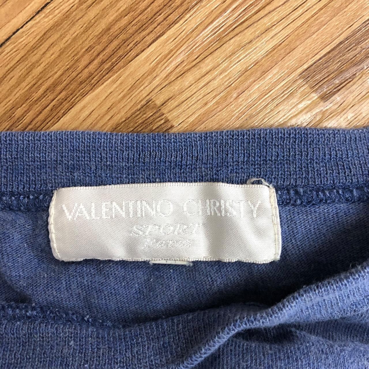 Other VALENTINO CHRISTY ITALY Crest Embossed Tee Shirt Top Beach Size M / US 6-8 / IT 42-44 - 5 Thumbnail