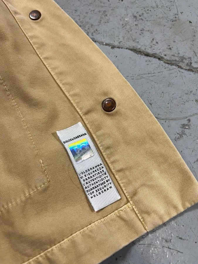 Dolce & Gabbana AW2003 Dolce & Gabbana Multi Pocket Cargo Beige Jacket Size US S / EU 44-46 / 1 - 14 Thumbnail