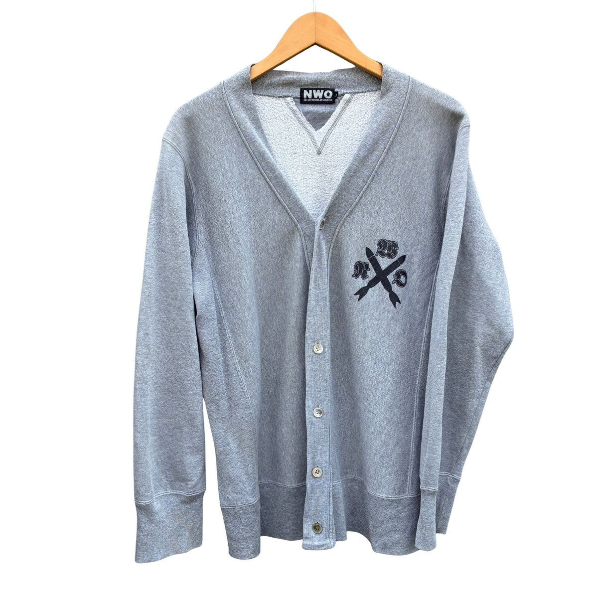 Undercover NWO New World Order Hironori Ichinose Harajuku Punk Cardigan Size US XL / EU 56 / 4 - 1 Thumbnail