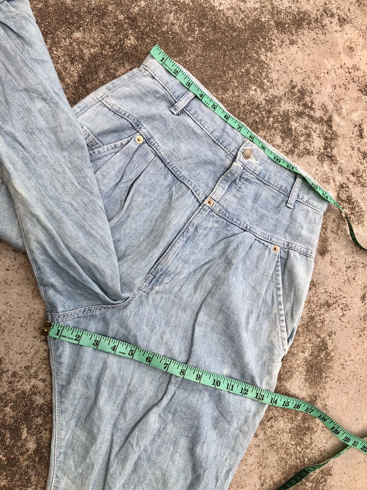 Issey Miyake × Japanese Brand × mercibeaucoup MERCIBEAUCOUP JEVOUS ENPRIE! DENIM Size US 28 / EU 44 - 9 Thumbnail