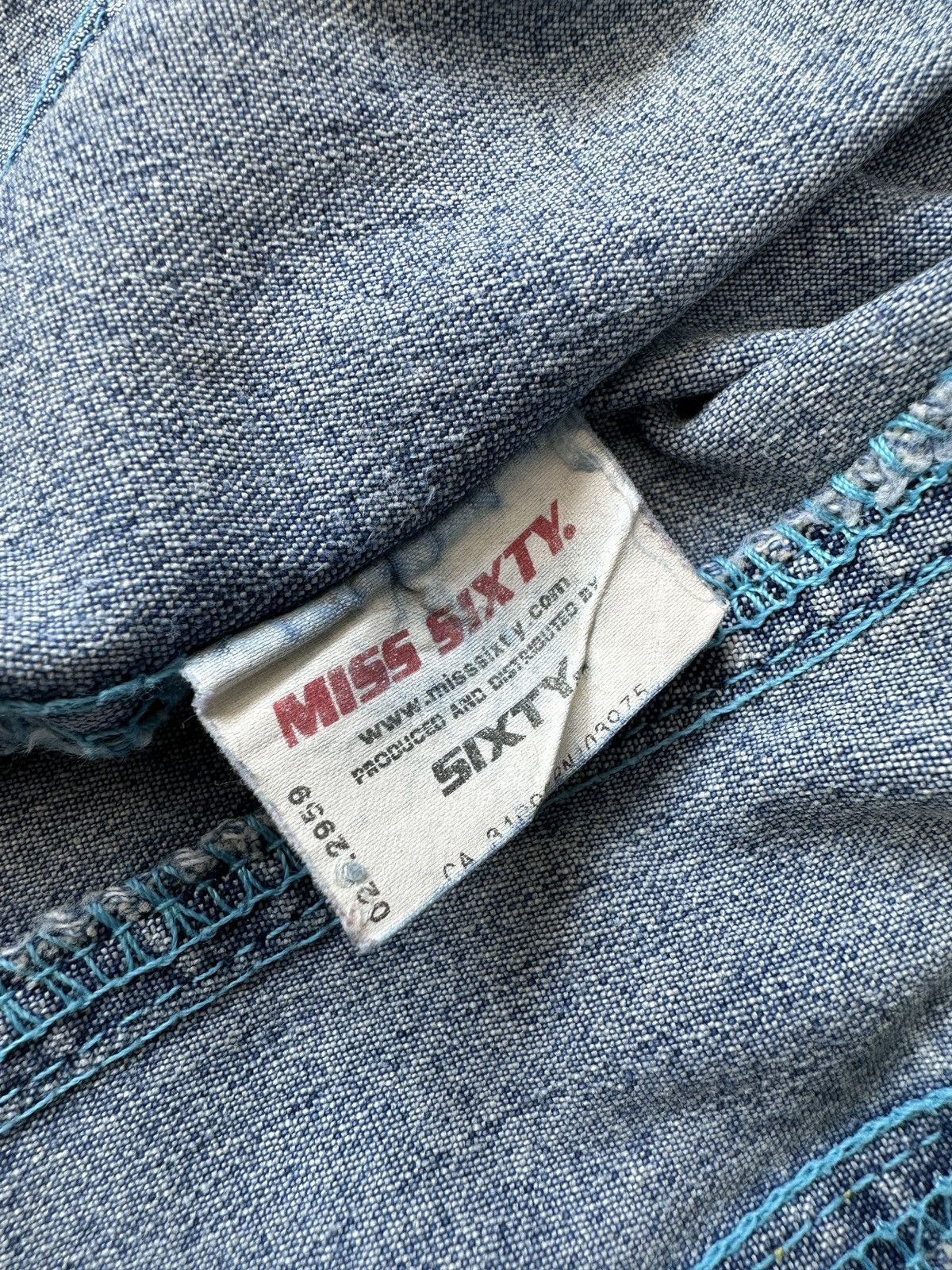 Miss Sixty Vintage Y2K MISS SIXTY Brink Denim Trucker Jacket Size M / US 6-8 / IT 42-44 - 12 Thumbnail