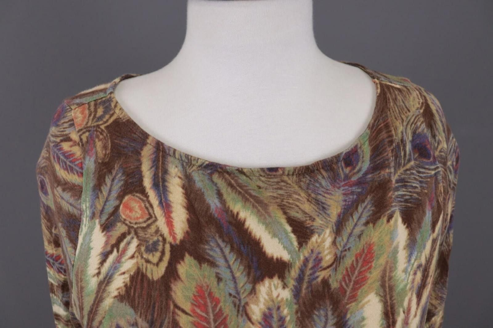 Lauren Ralph Lauren Lauren Ralph Lauren Brown Rare Feathers Top Shirt Size M Size M / US 6-8 / IT 42-44 - 2 Thumbnail