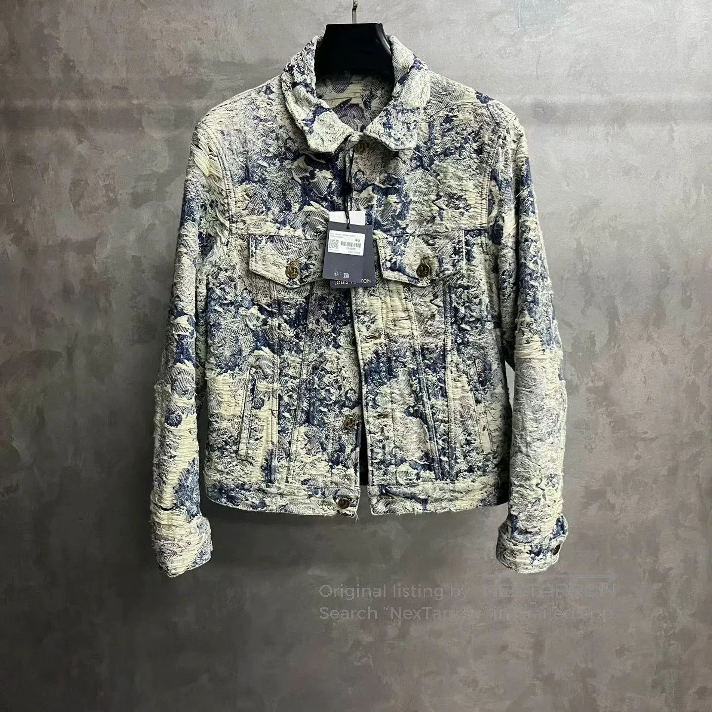 Louis Vuitton Louis Vuitton Blue Floral Denim Jacket. Size US S / EU 44-46 / 1 - 1 Thumbnail