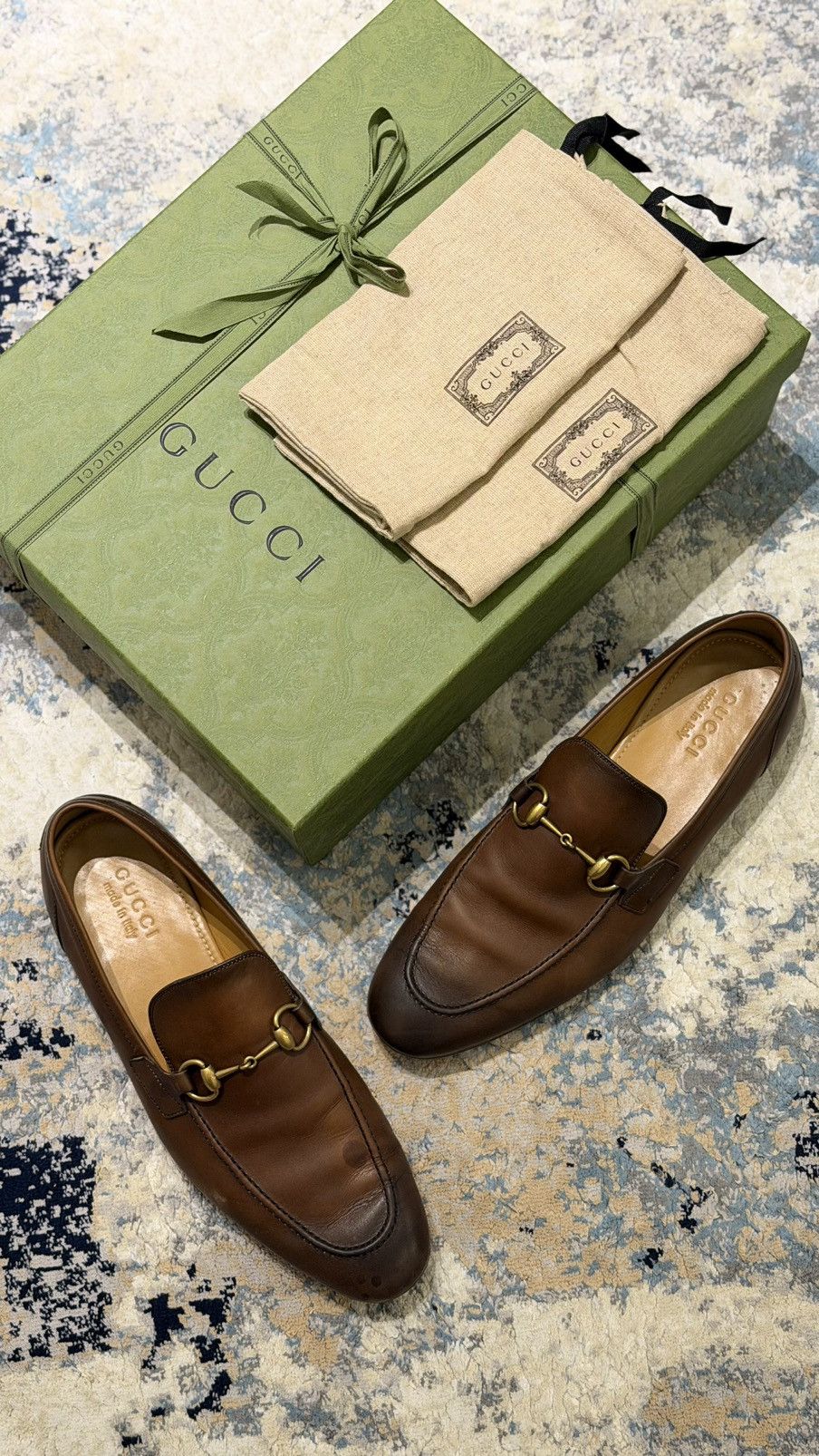 Gucci Authentic Gucci Jordaan Loafer UK10 Size US 10 / EU 43 - 1 Thumbnail