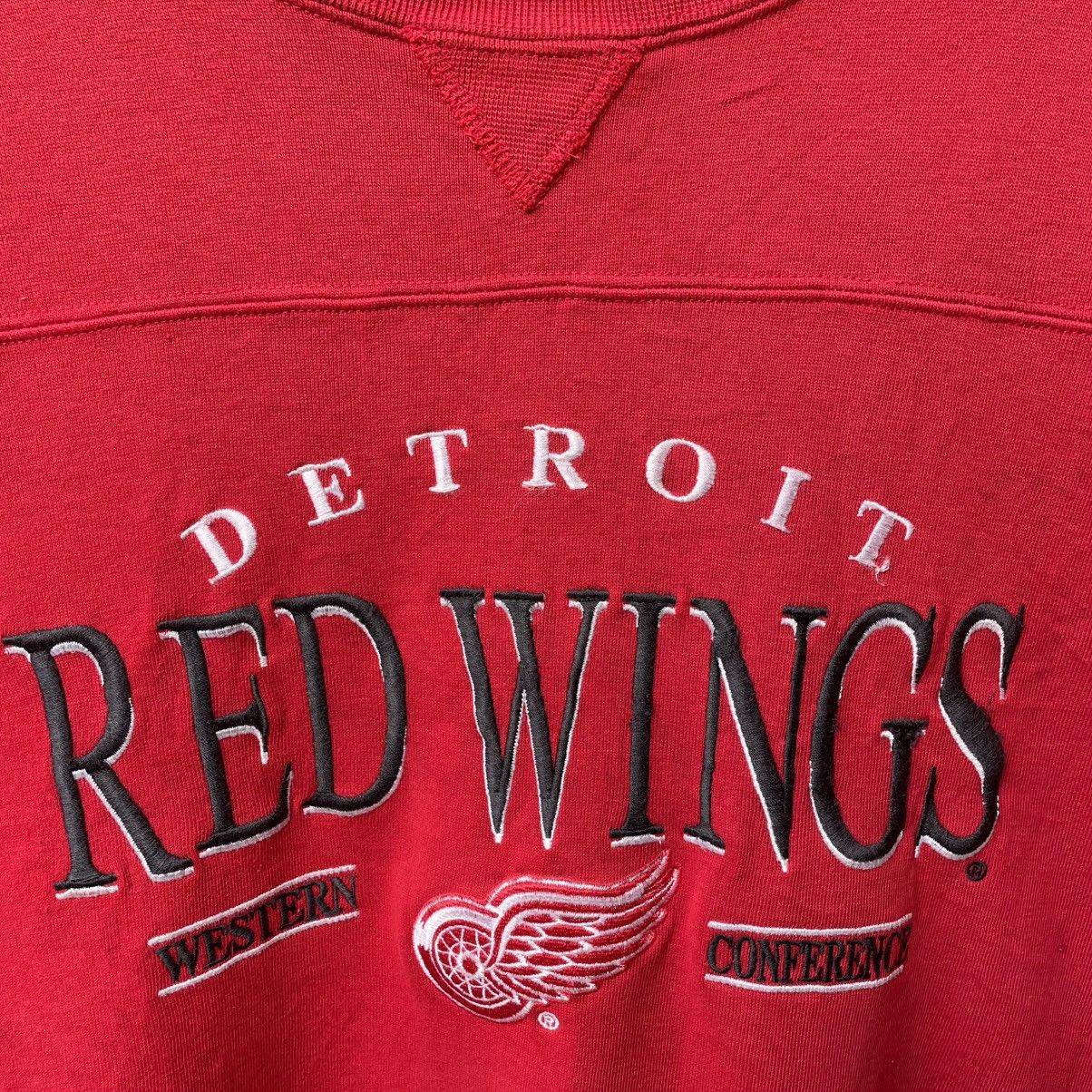 Red Wing 🔥Vintage 90s Detroit Red Wings Embroidered Logo Sweatshirts Size US M / EU 48-50 / 2 - 5 Thumbnail