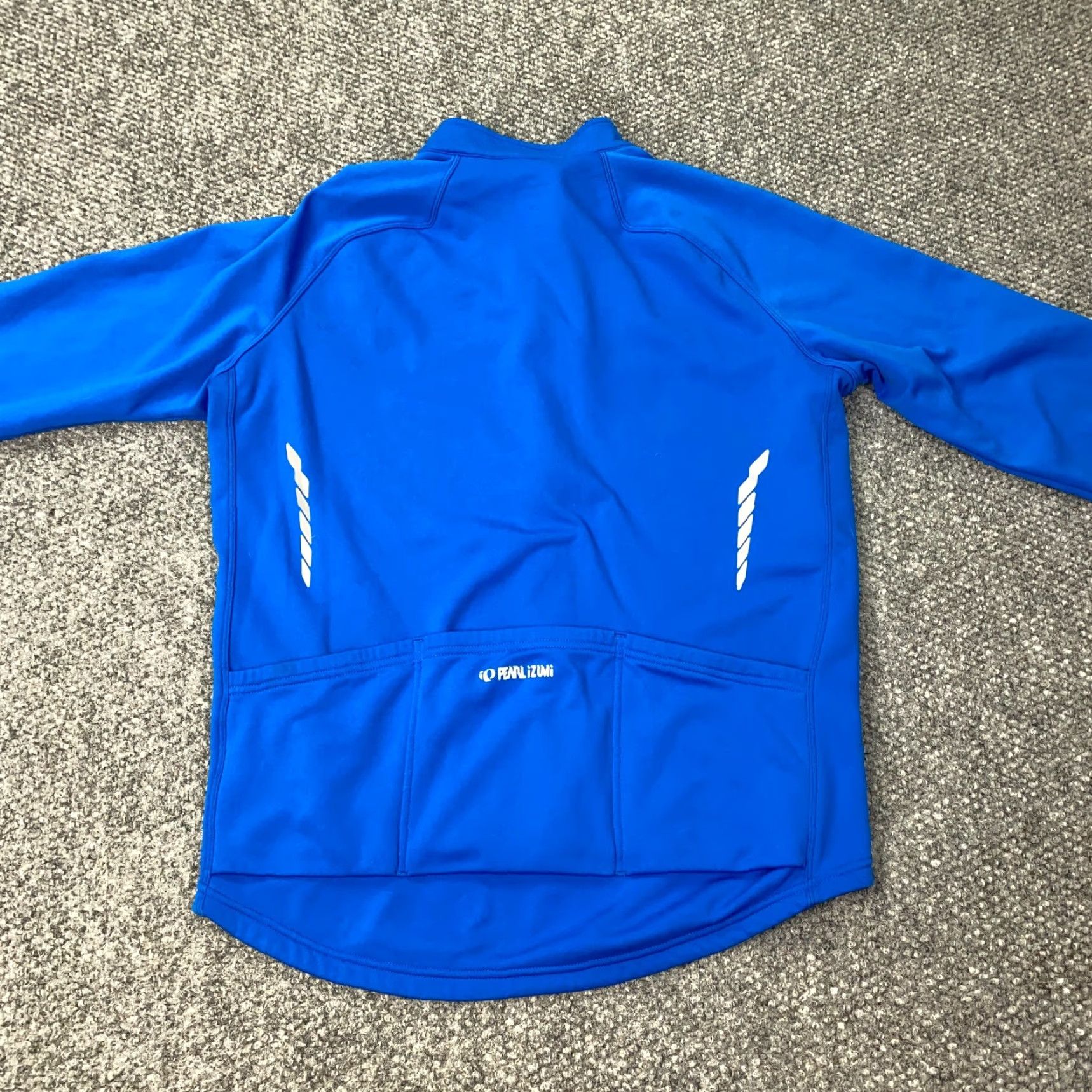 PEARL iZUMi Pearl Izumi Cycling Jacket Womens L Blue Full Zip Pockets Comfortable Athletic Softshell Jacket Size L / US 10 / IT 46 - 7 Thumbnail