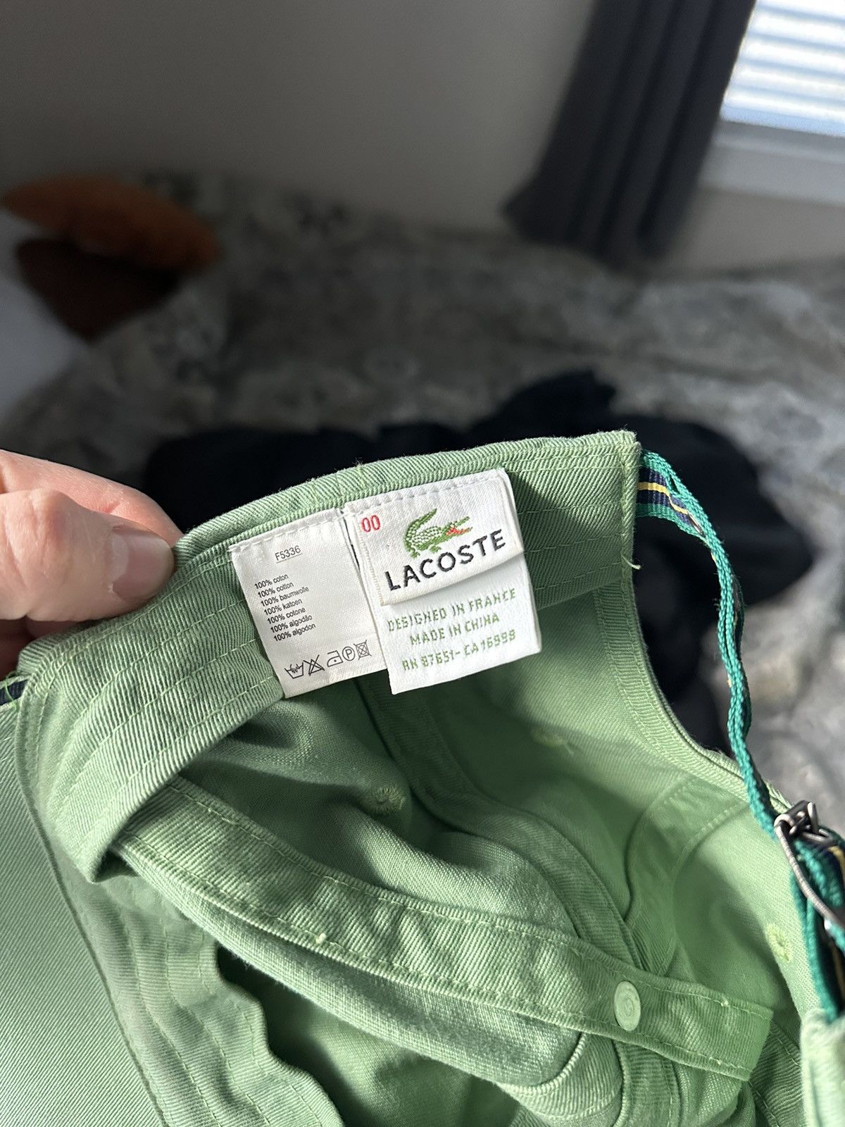 Lacoste × Vintage Vintage Lacoste big logo cap Rap Y2K Size ONE SIZE - 6 Thumbnail