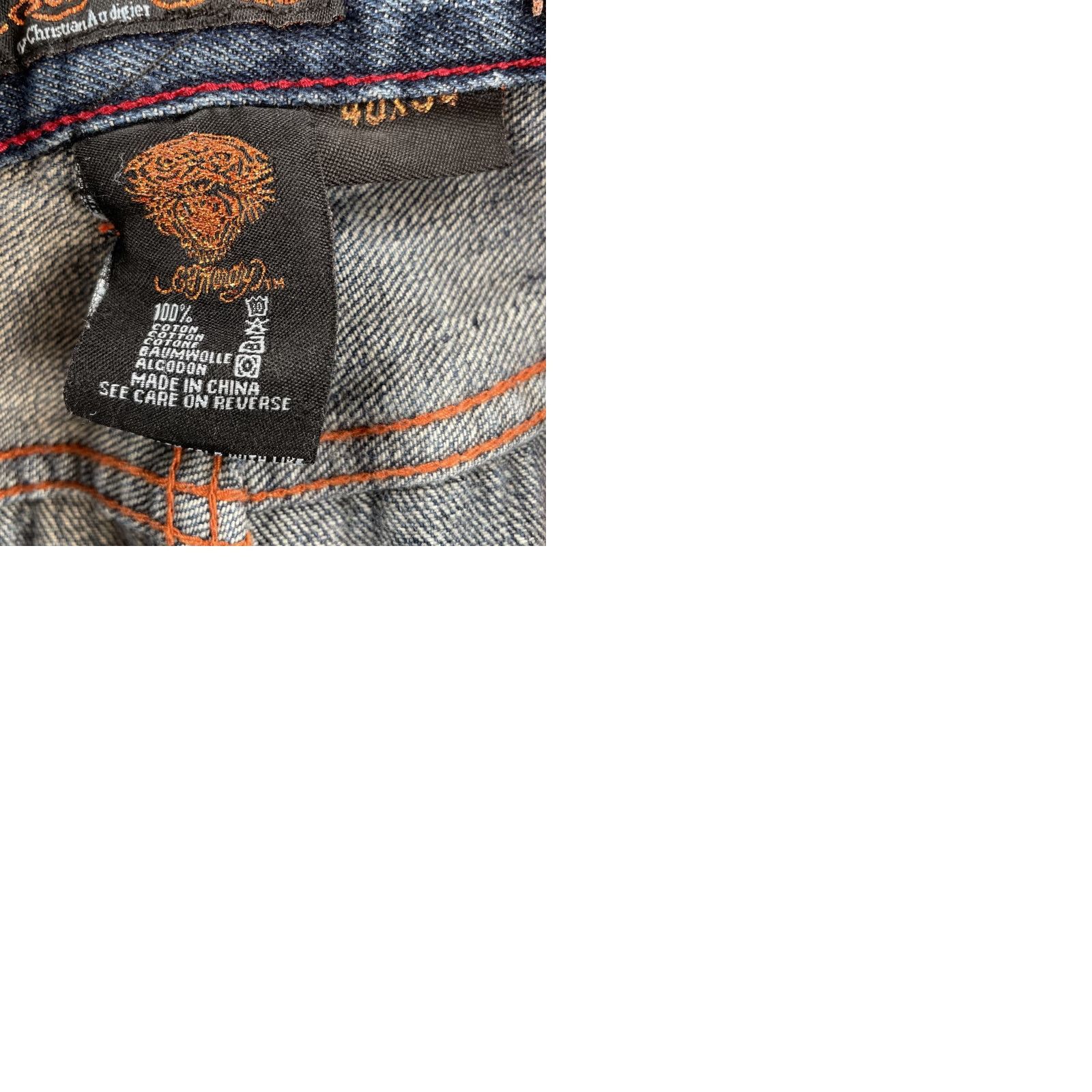 Ed Hardy VINTAGE Ed Hardy Men’s Jeans Shirt None? Size US 40 / EU 56 - 12 Thumbnail