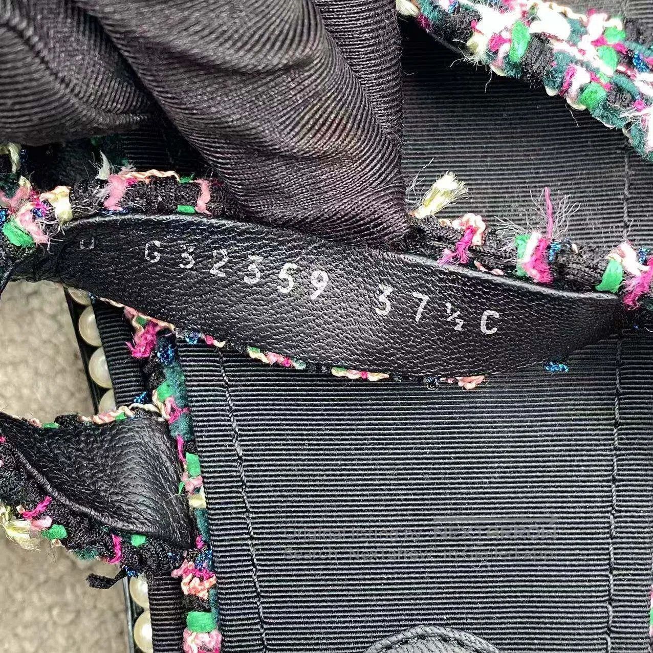 Chanel Chanel Pearl black sandals| Size US 7 / IT 37 - 7 Thumbnail