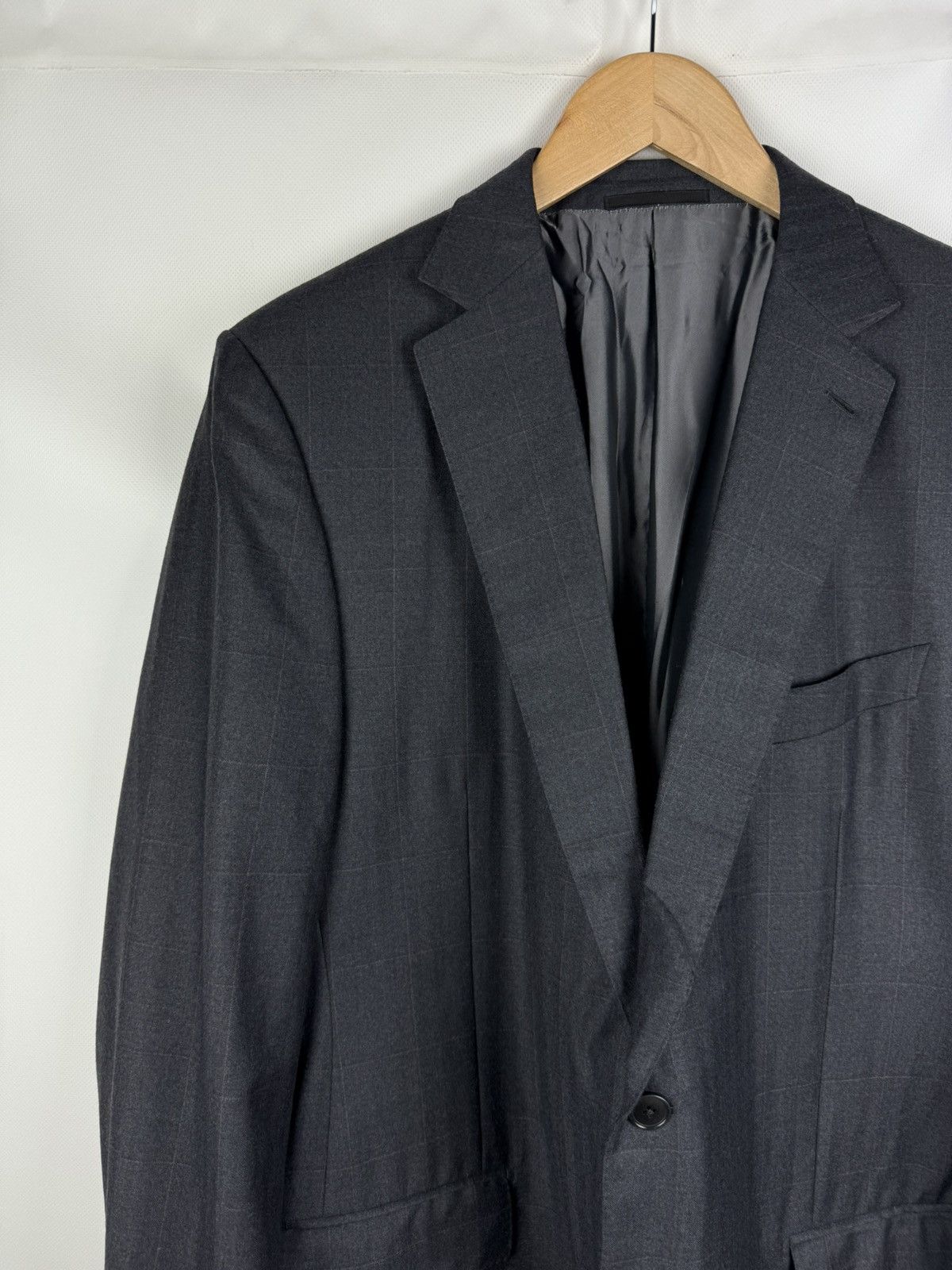 Ermenegildo Zegna Ermenegildo Zegna Mila Checked Wool Blazer Jacket Sportcoat Size 46R - 4 Thumbnail