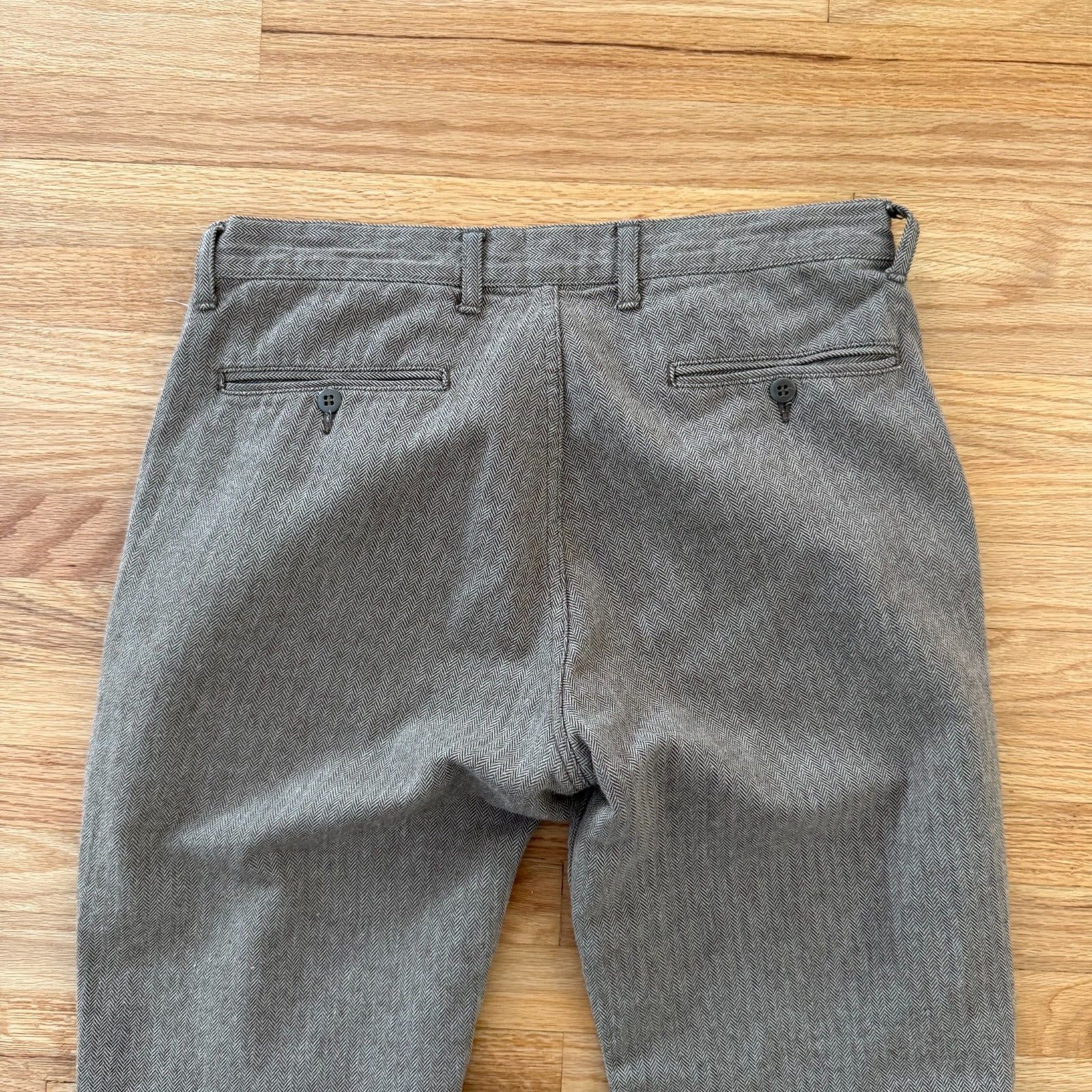 Beams Plus Beams Plus Tan Herringbone Woven Trousers Size US 32 / EU 48 - 8 Thumbnail