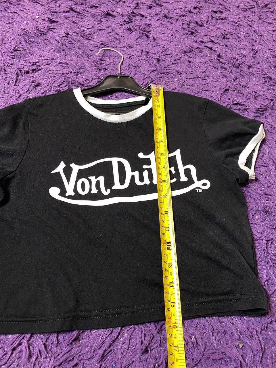 Von Dutch Fashion Von Dutch Big Y2K Logo Crop Top Size XL / US 12-14 / IT 48-50 - 4 Thumbnail