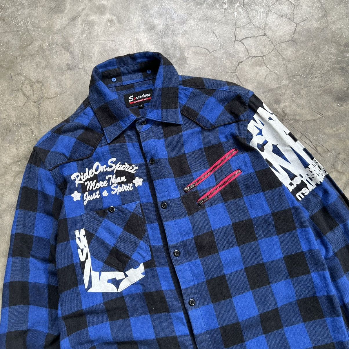 Hysteric Glamour 2000s Sorridere Vkei Style Flannel Shirt Size US M / EU 48-50 / 2 - 4 Thumbnail