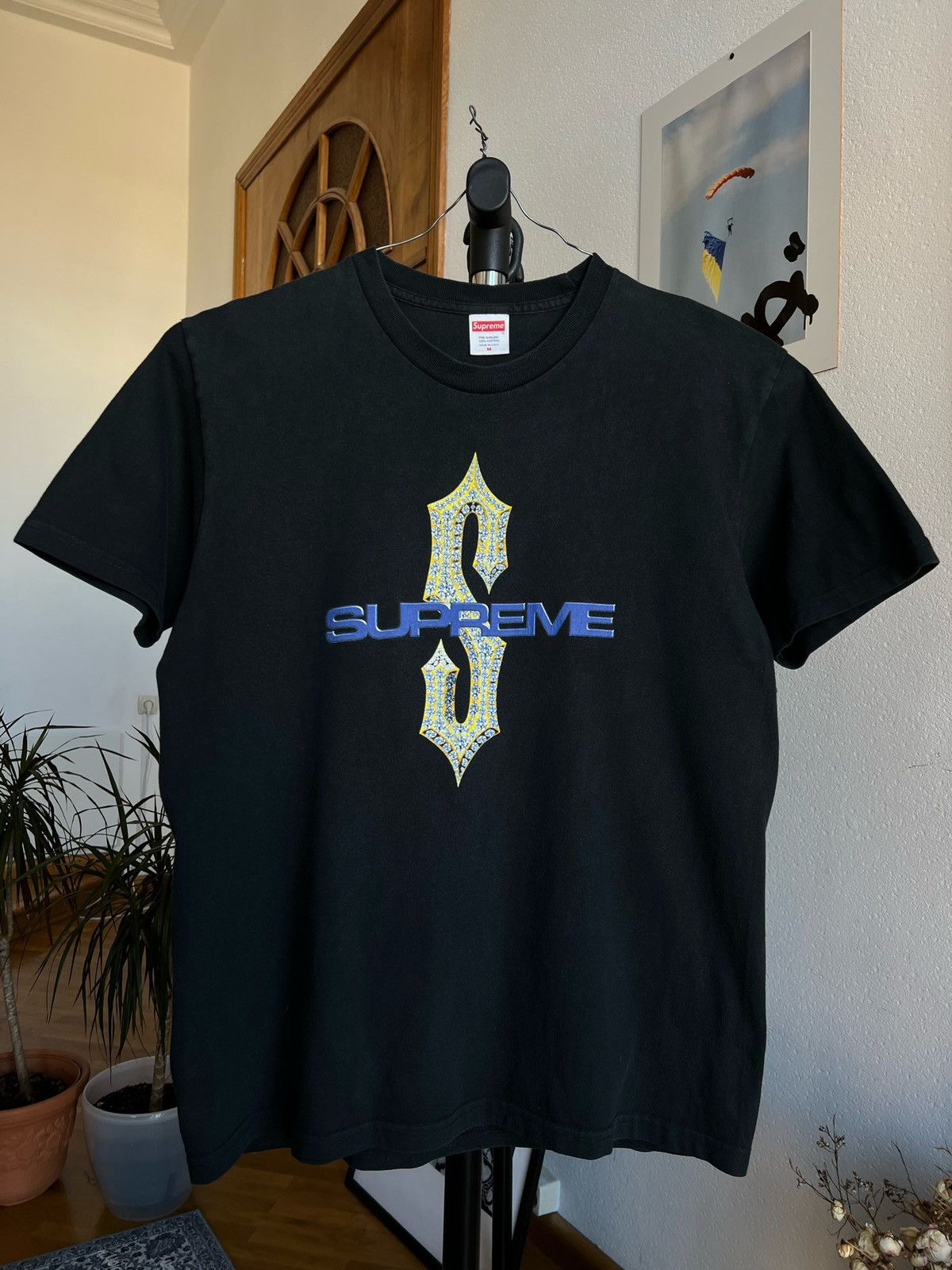 Supreme diamond tee grey 2025
