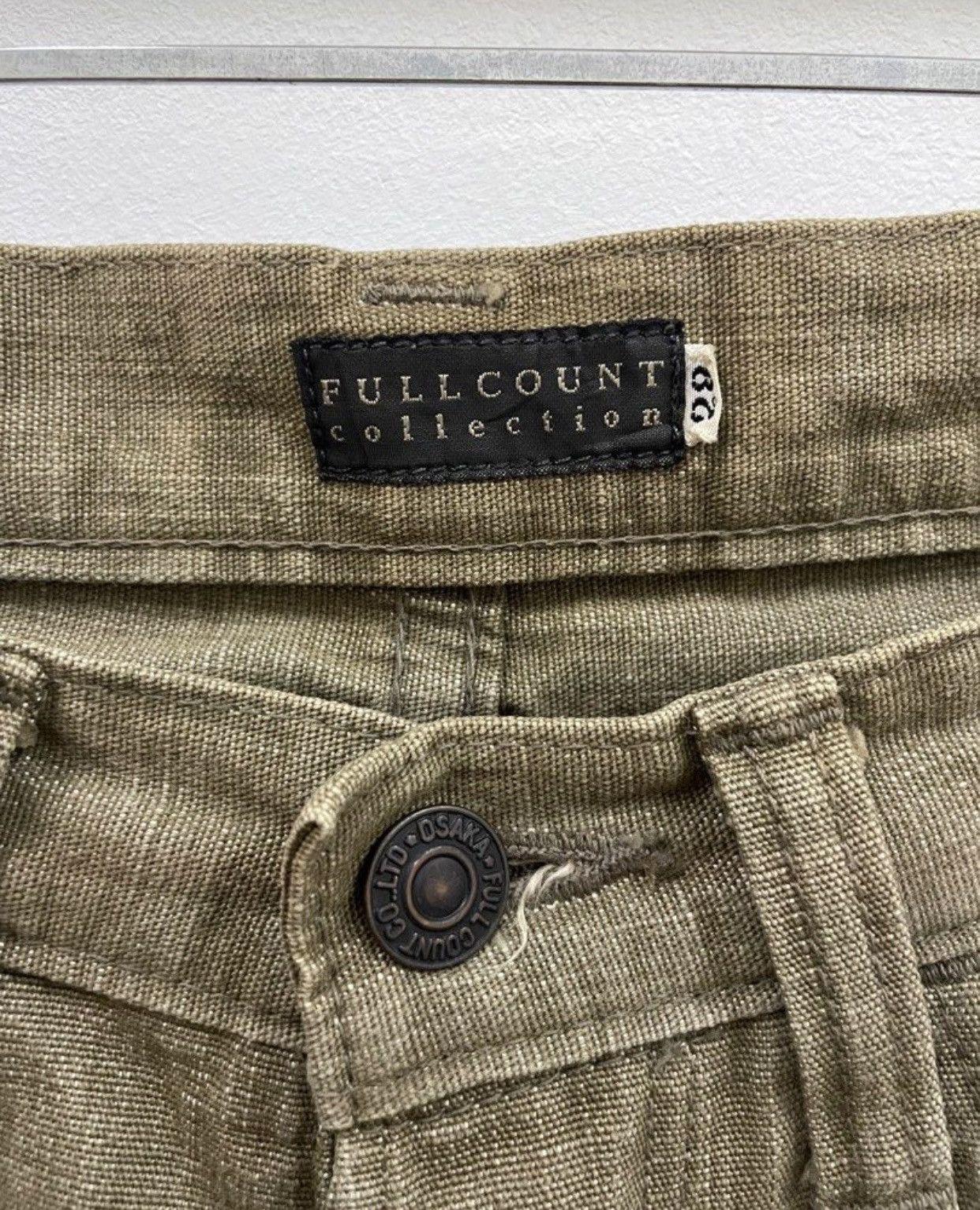 Full Count & Co. × Warehouse FIRE 🔥 FULLCOUNT COLLECTION GREEN OLIVE Size US 29 - 5 Thumbnail